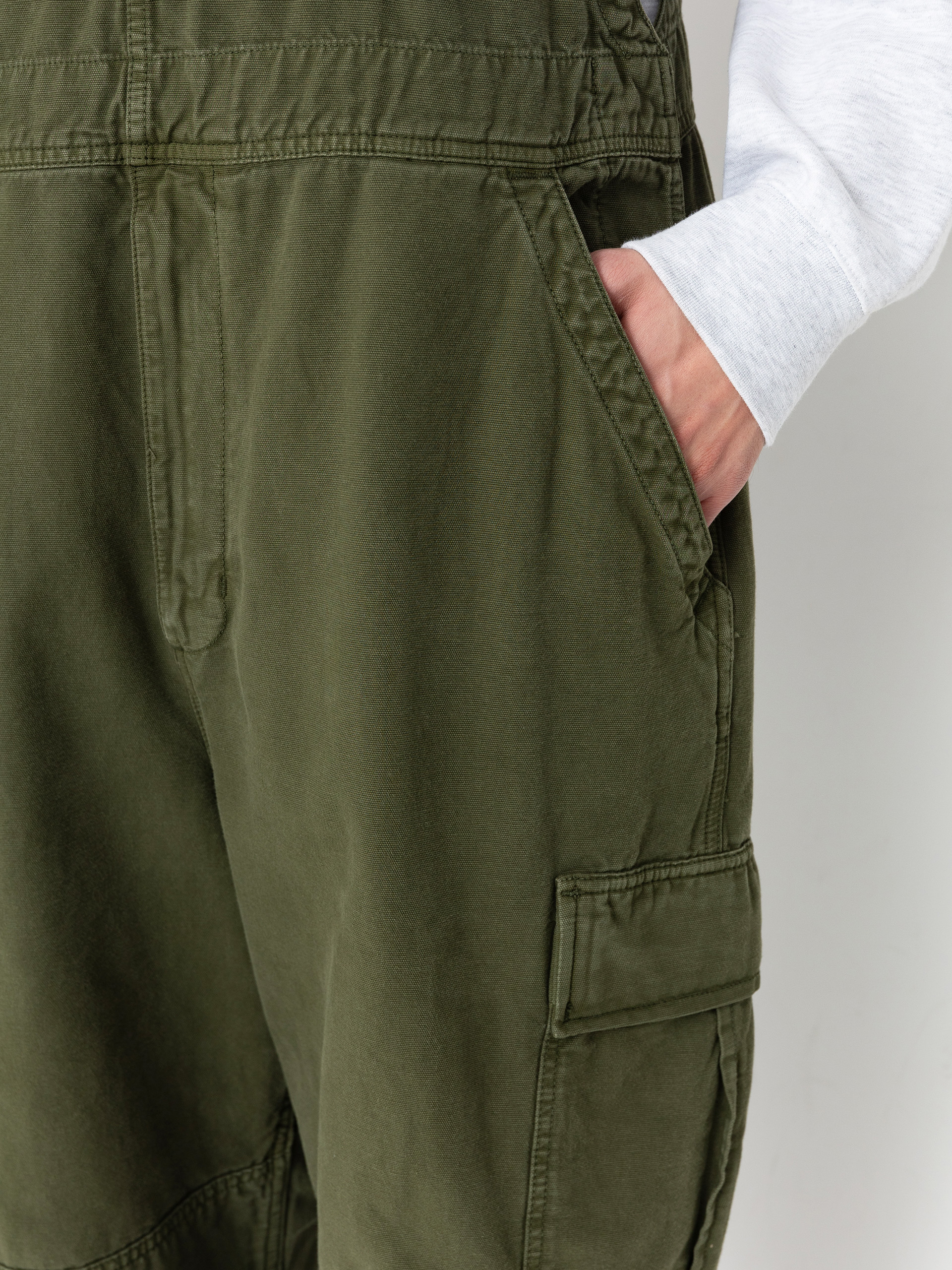 Kisnadrág Carhartt WIP Cargo Bib Overall (tarragon)