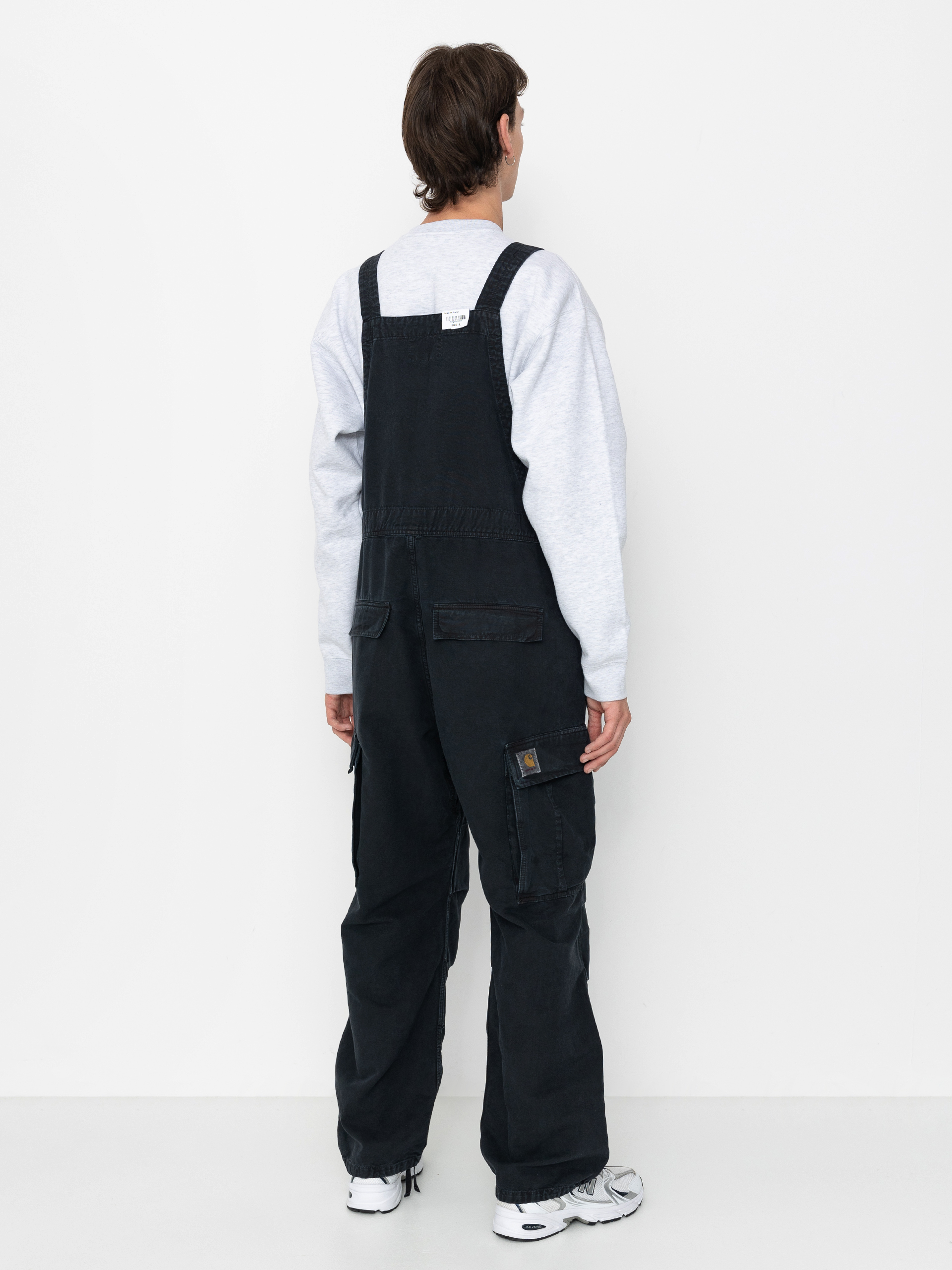 Kisnadrág Carhartt WIP Cargo Bib Overall (black)