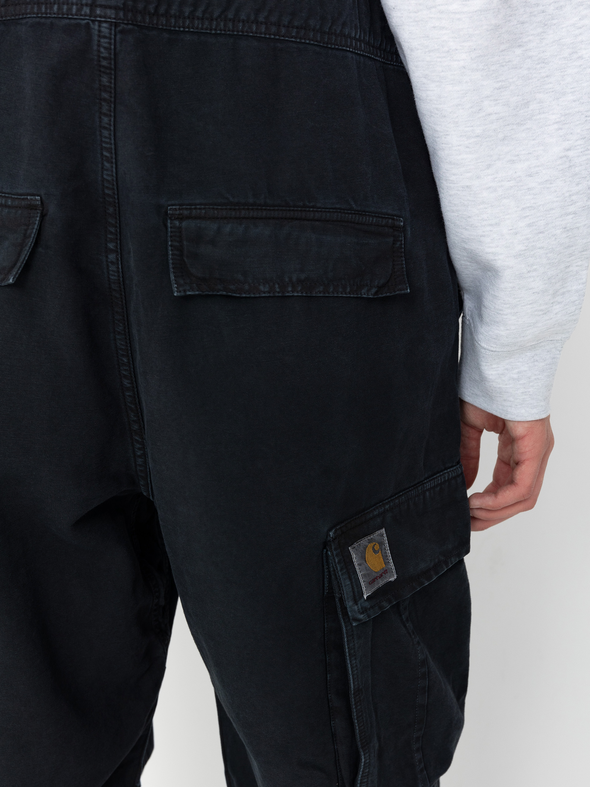Kisnadrág Carhartt WIP Cargo Bib Overall (black)