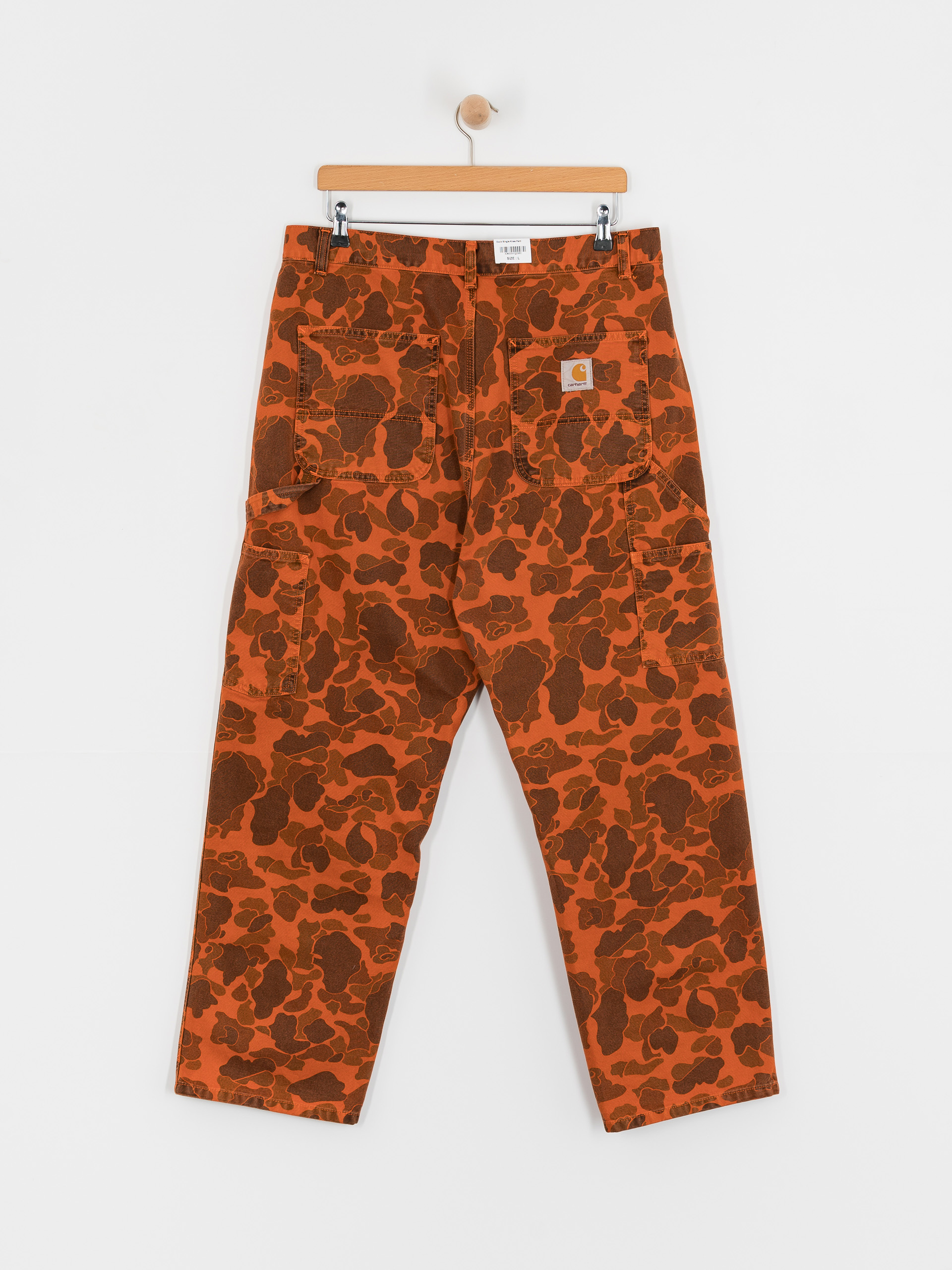 Kisnadrág Carhartt WIP Duck Single Knee (camo duck/green/turmeric)