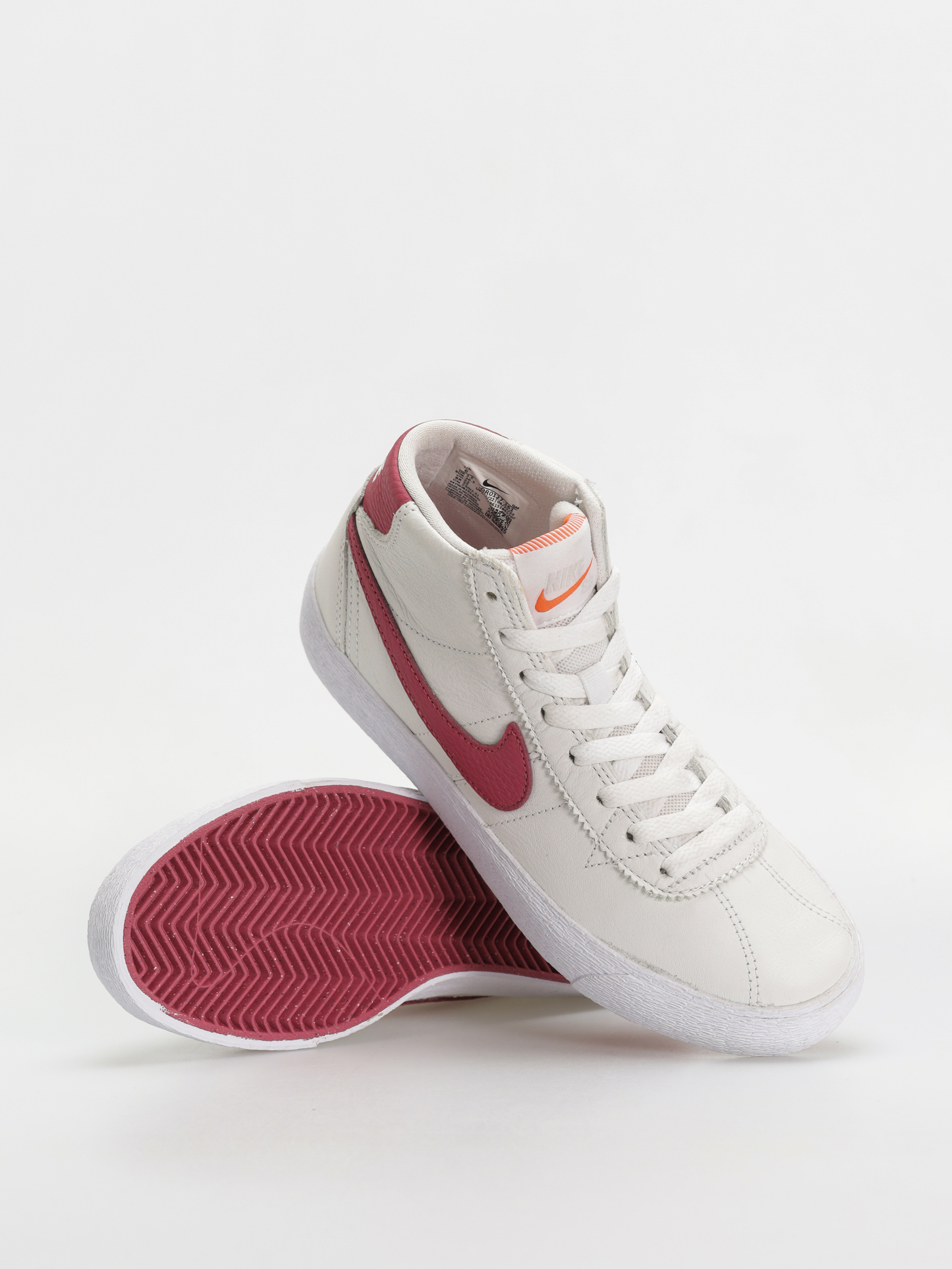 Nike SB Bruin Hi Iso Cipők Wmn (white/sweet beet white sweet beet)