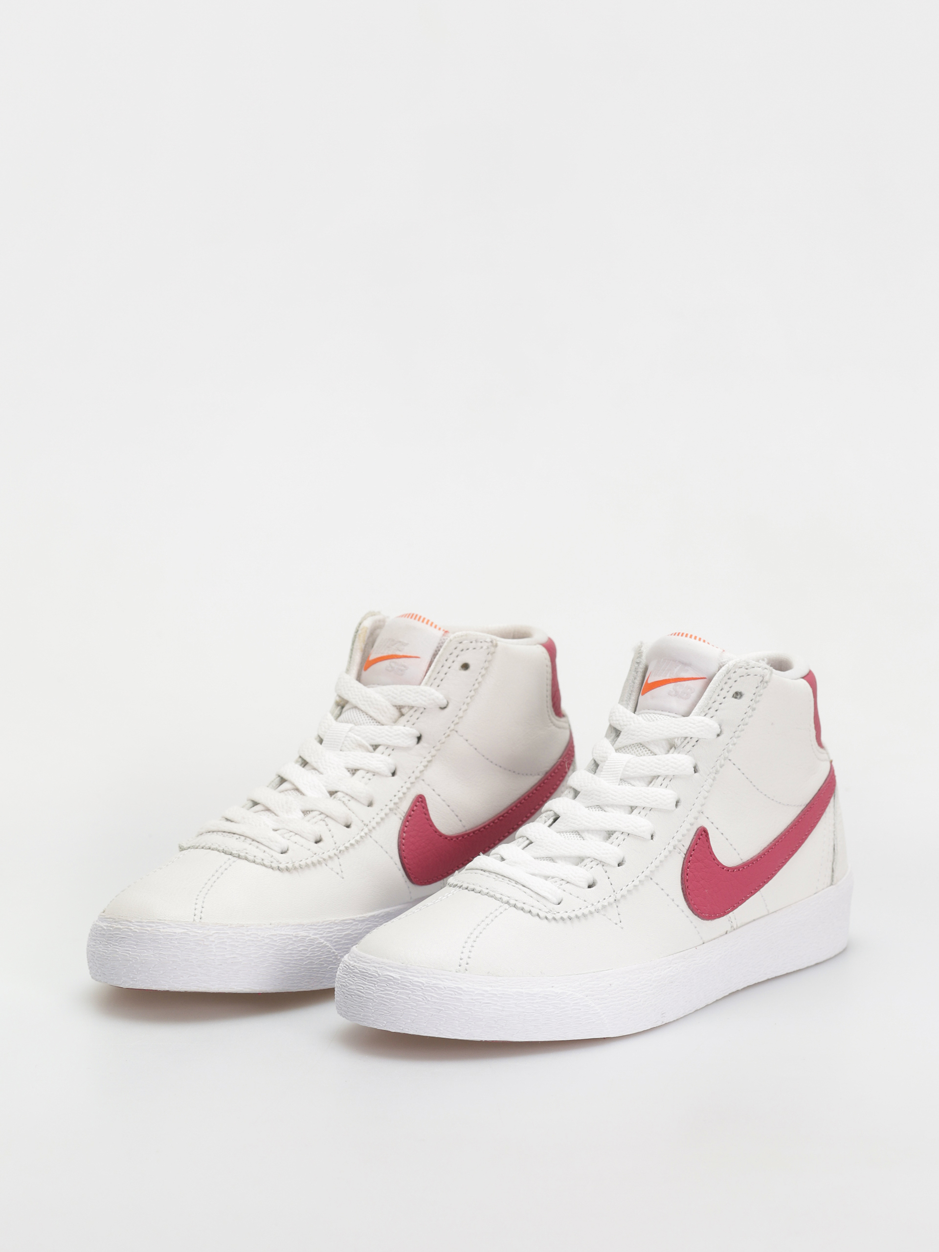 Nike SB Bruin Hi Iso Cipők Wmn (white/sweet beet white sweet beet)