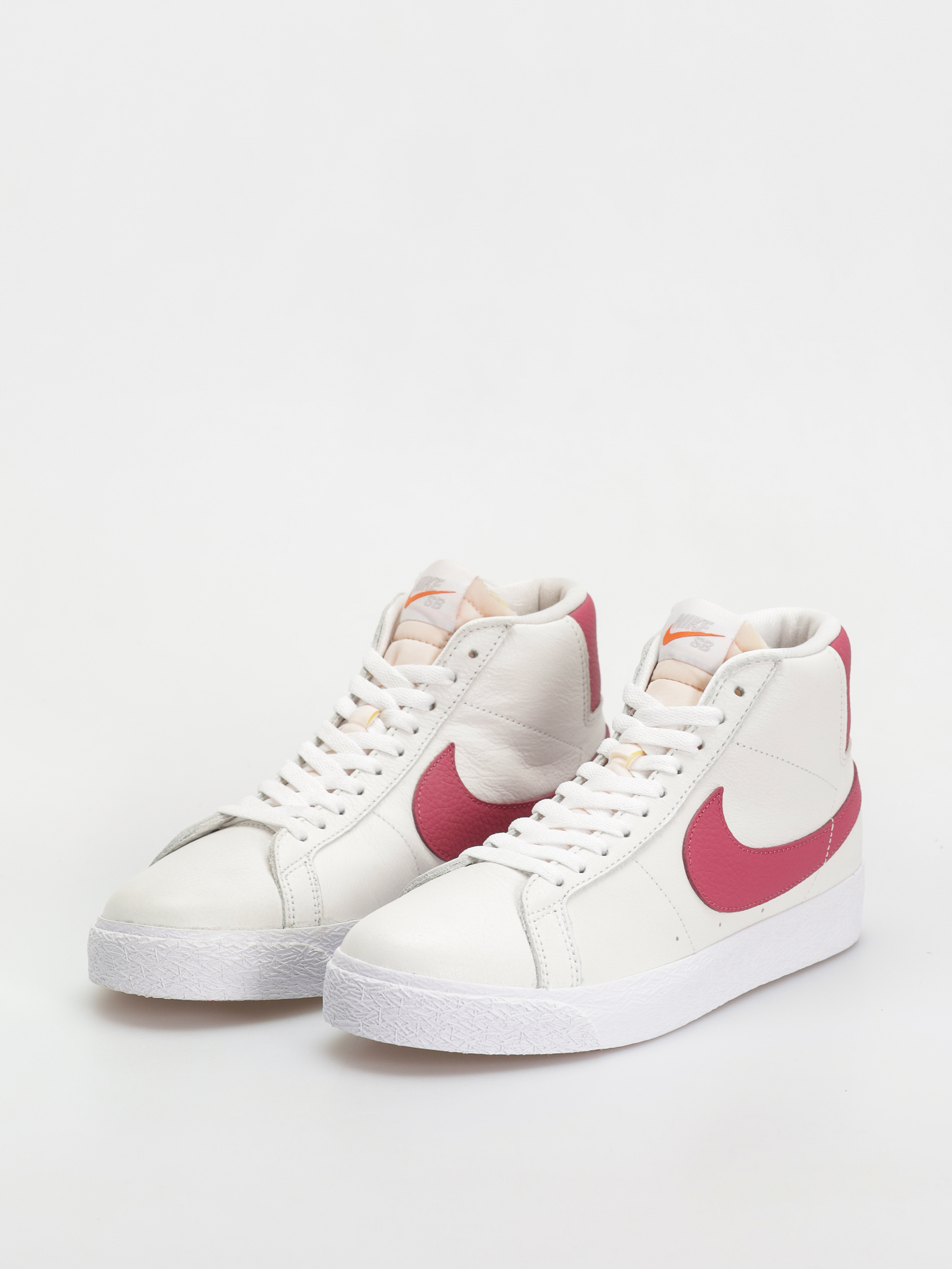 Nike SB Zoom Blazer Mid Iso Cipők (white/sweet beet white sweet beet)
