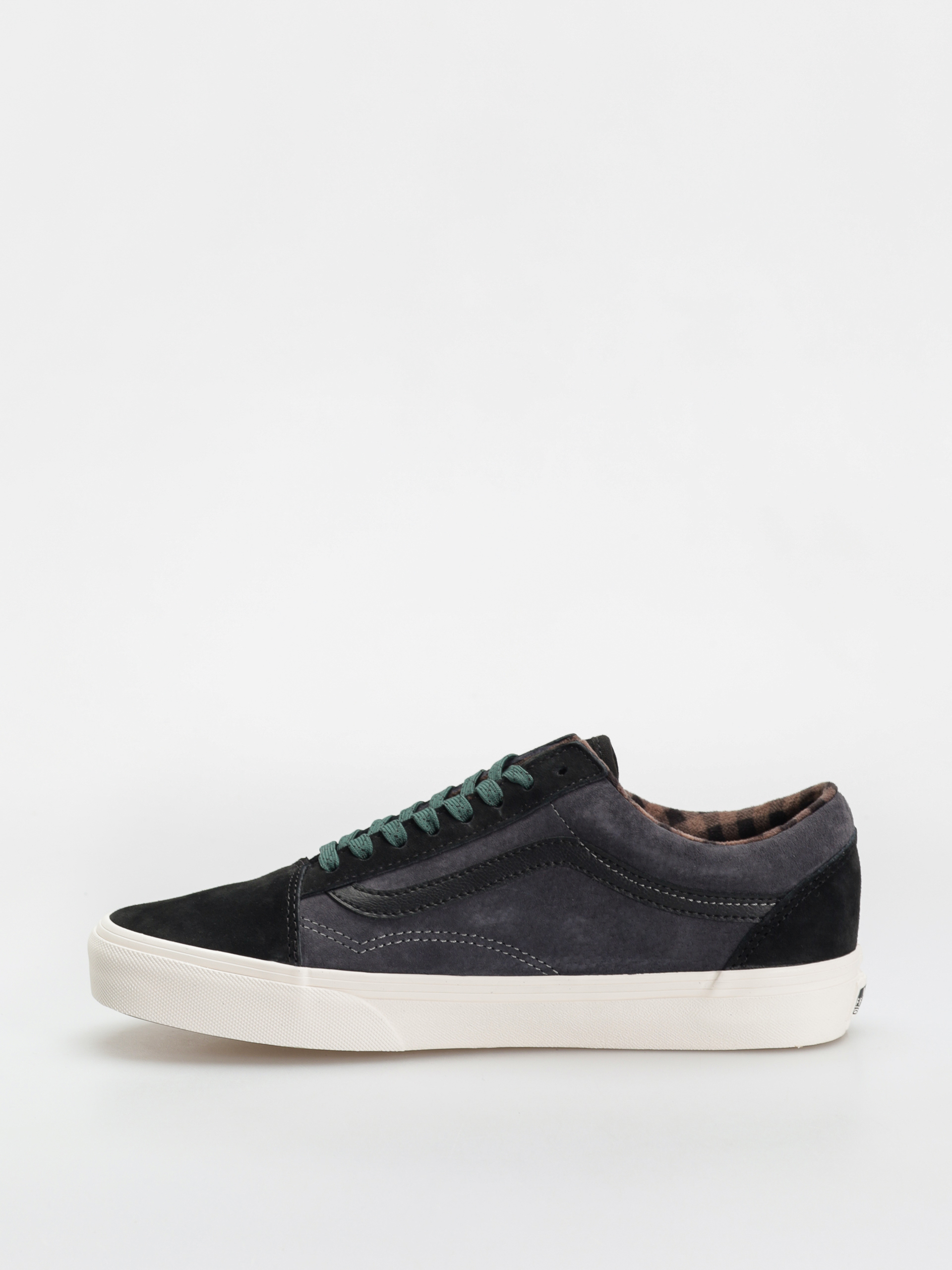 Vans Old Skool Cipők (pig suede plaid gray/black)