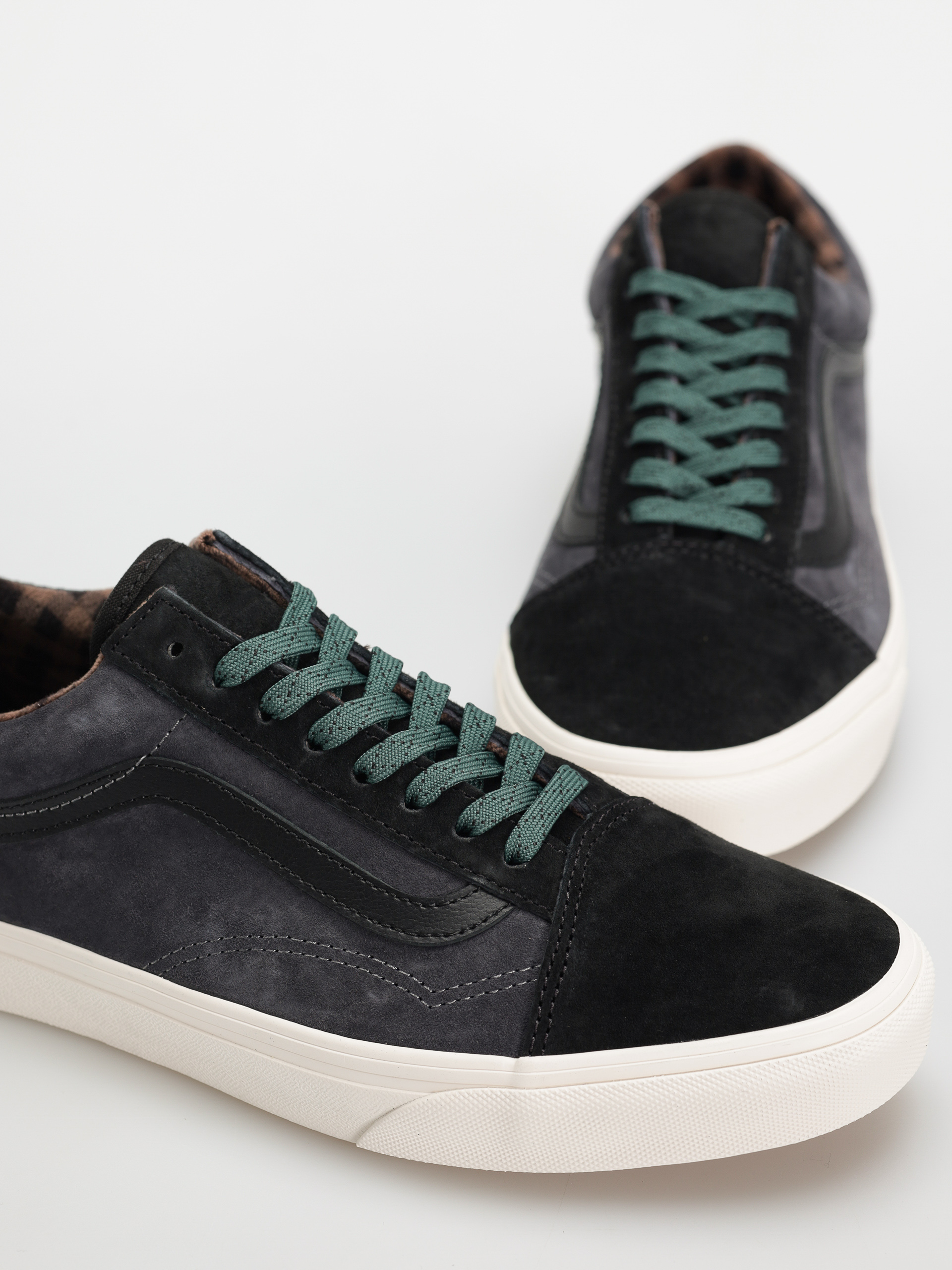 Vans Old Skool Cipők (pig suede plaid gray/black)