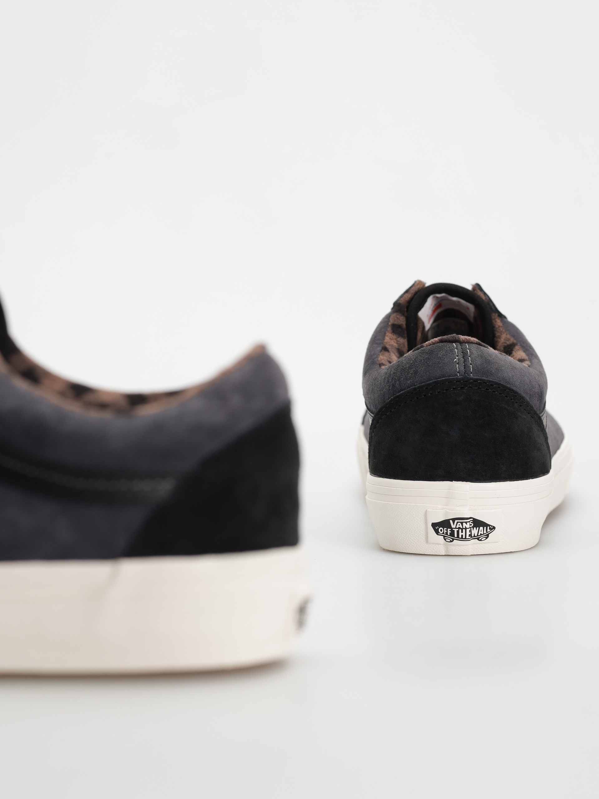 Vans Old Skool Cipők (pig suede plaid gray/black)