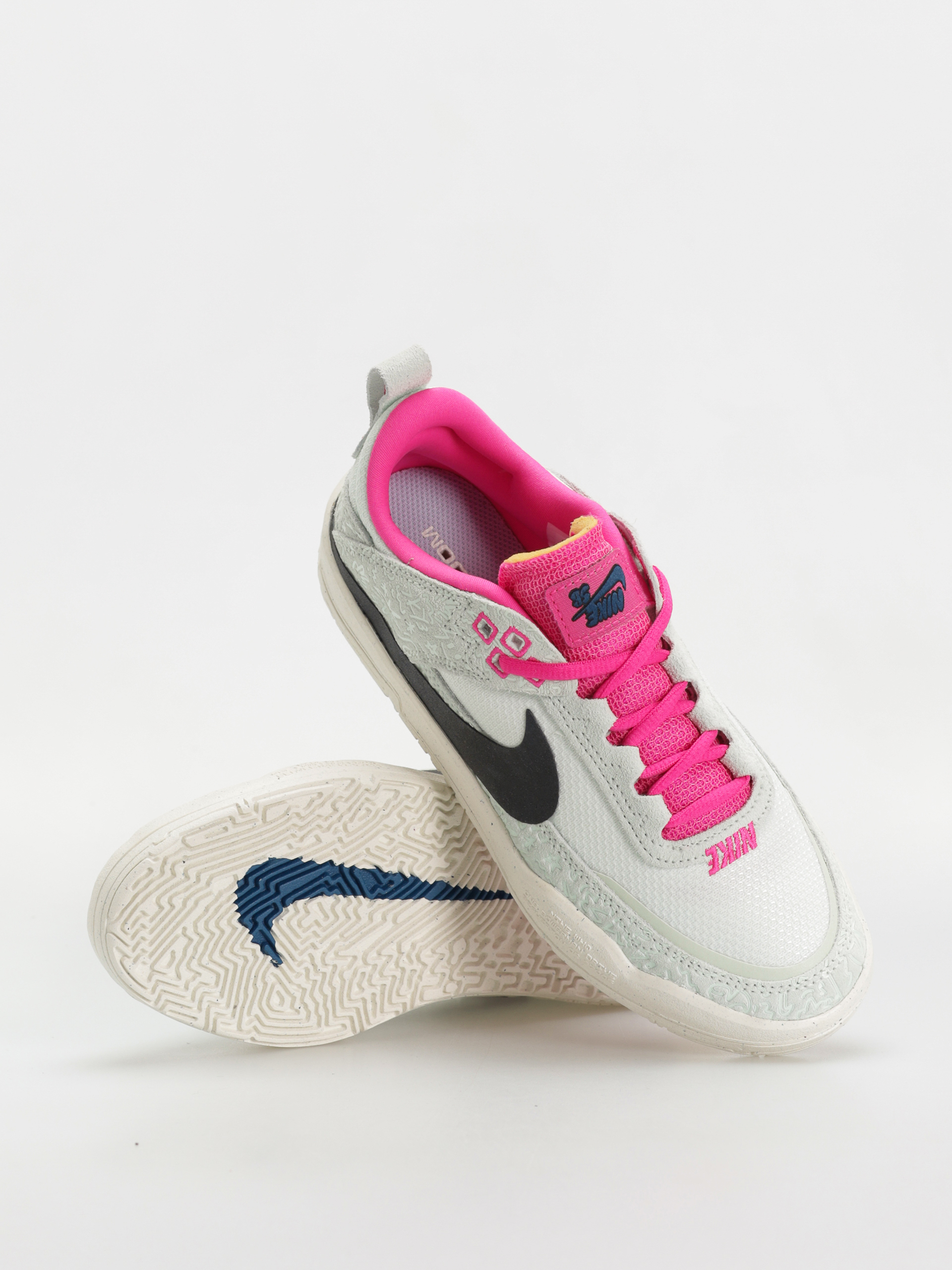 Nike SB Day One SE JR Cipők (sail/black barely green fierce pink)