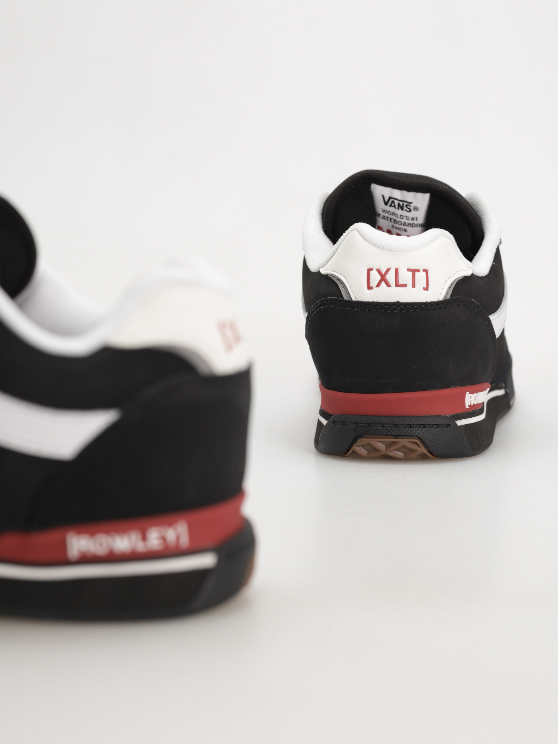 Vans Rowley Xlt Cipők (black/white/red)