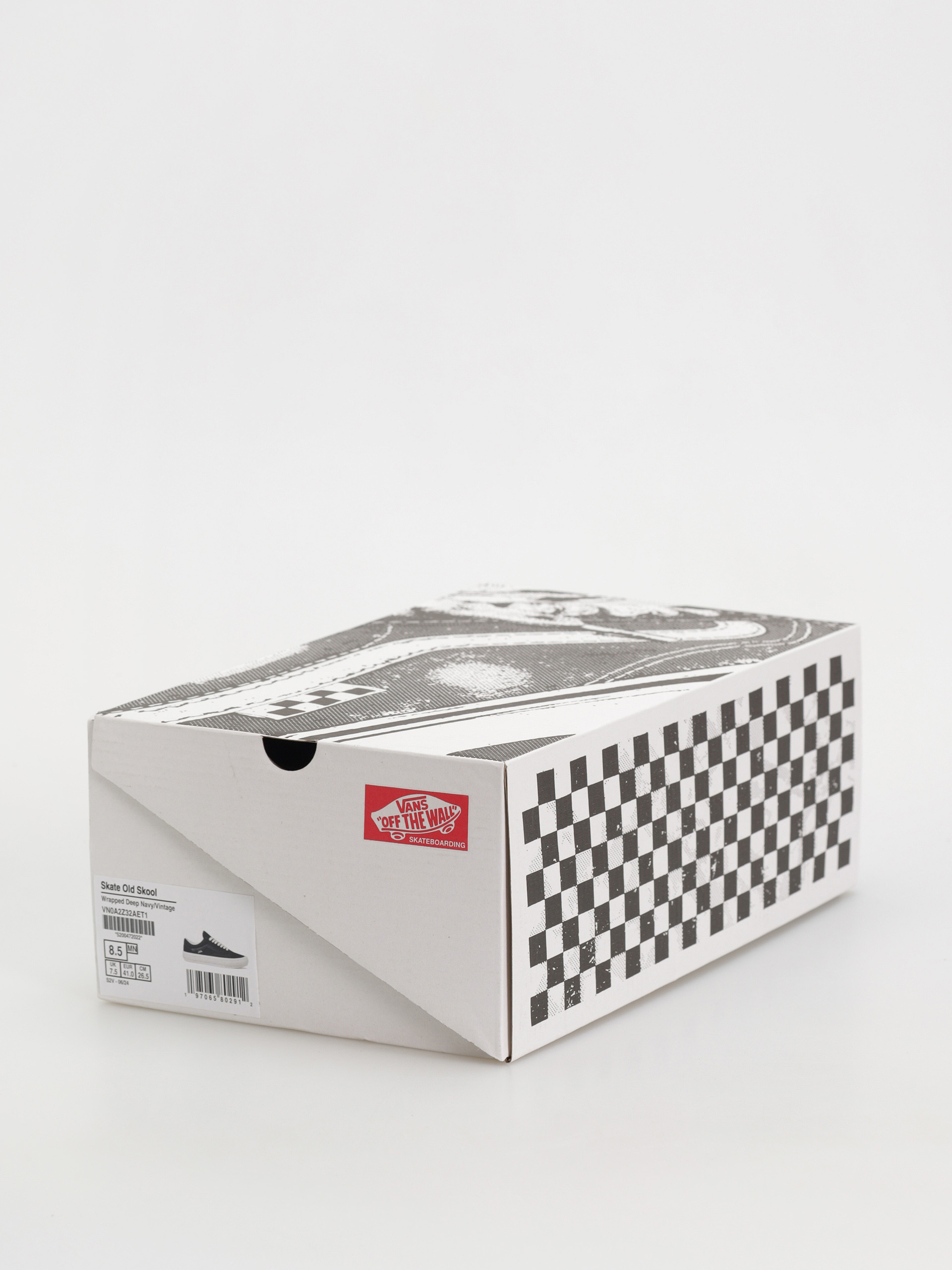 Vans Skate Old Skool Cipők (wrapped deep navy/vintage white)