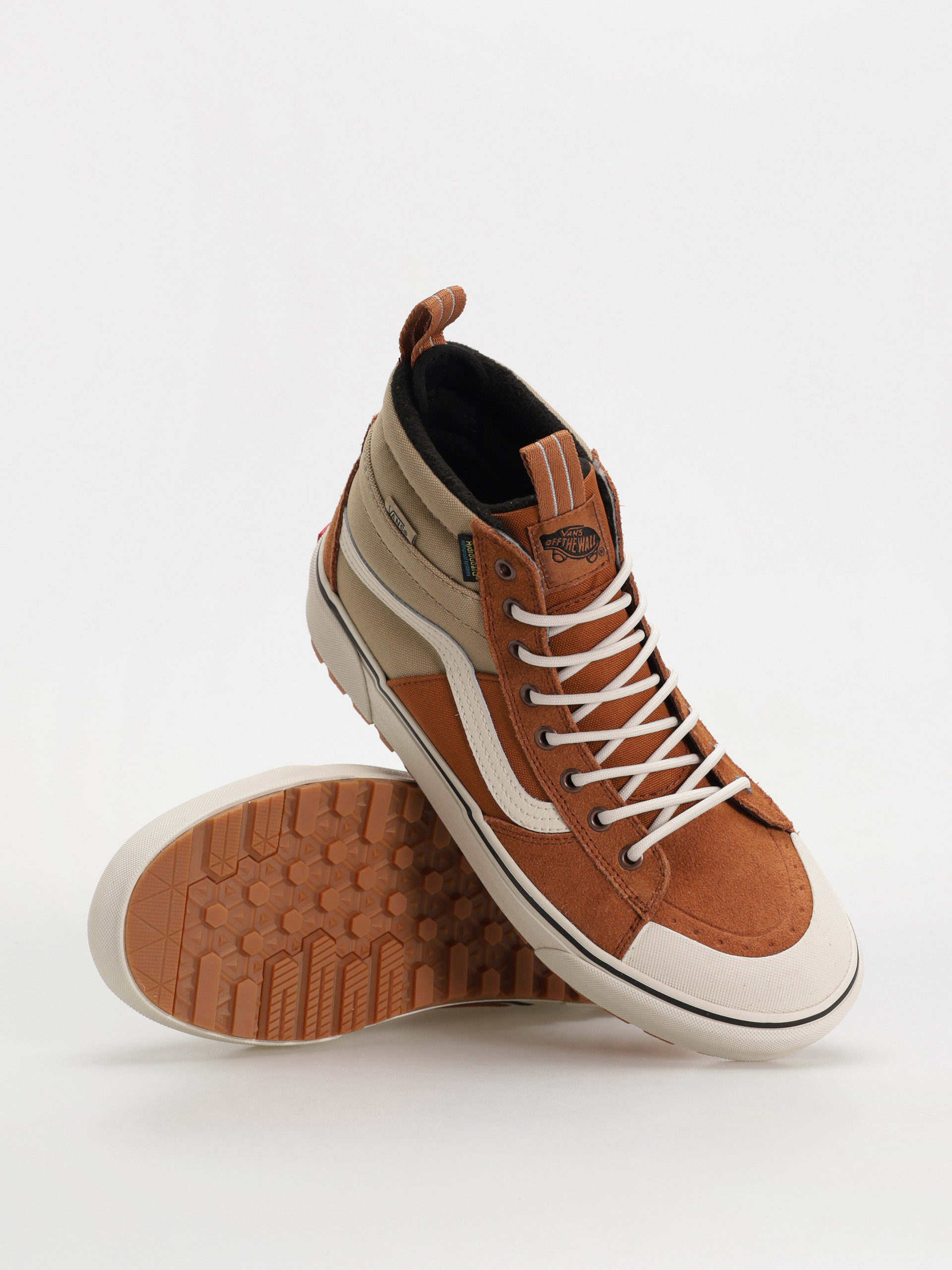 Vans Sk8 Hi Waterproof MTE Cipők (glazed ginger/marshmallow)