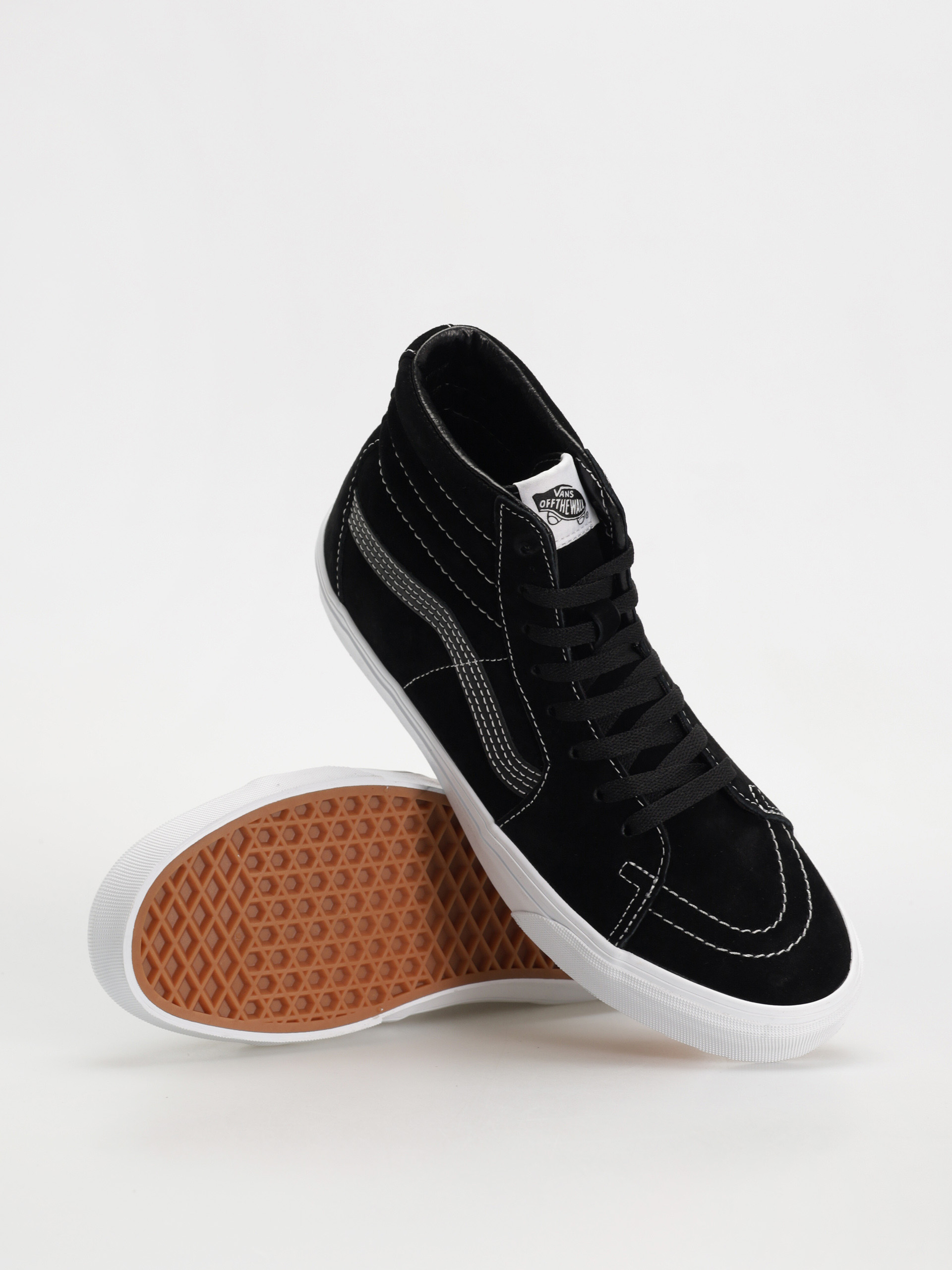 Vans Sk8 Hi Cipők (pig suede black)