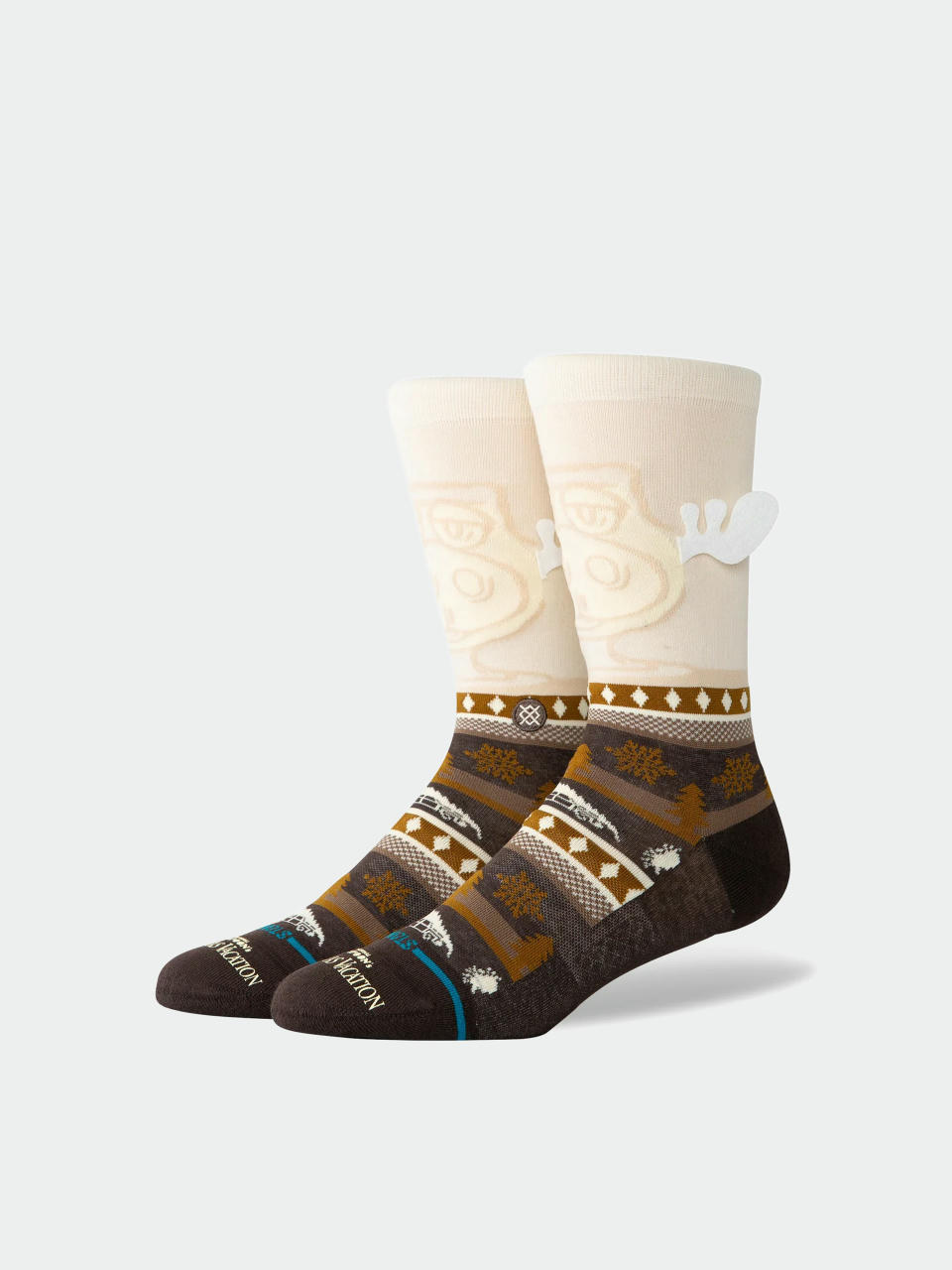 Stance Have Some Eggnog Crew Zokni (dark brown)