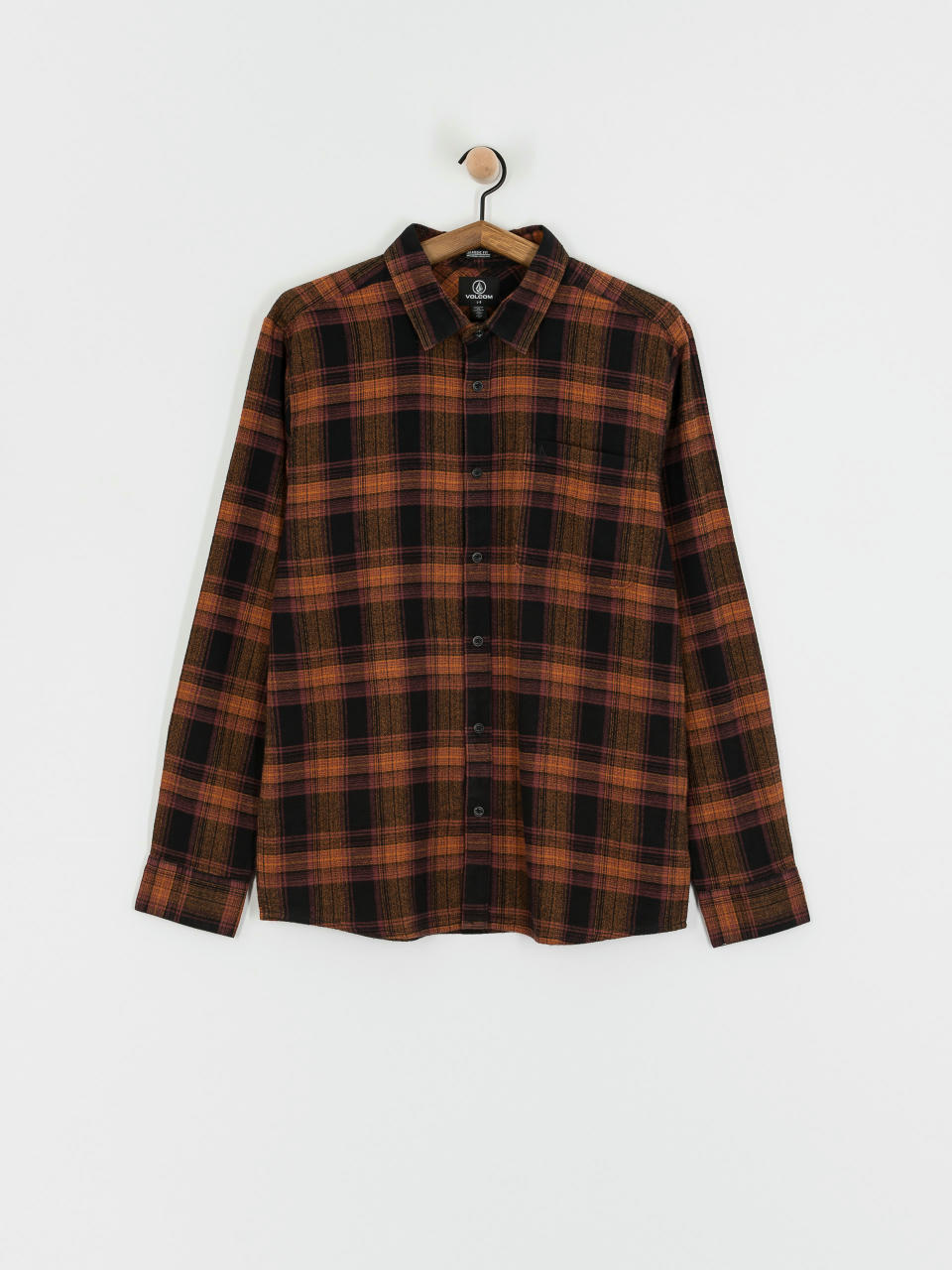 Volcom Baystone Flannel Ls Ing (black)