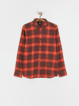 Volcom Caden Plaid Ls Ing (bright red)