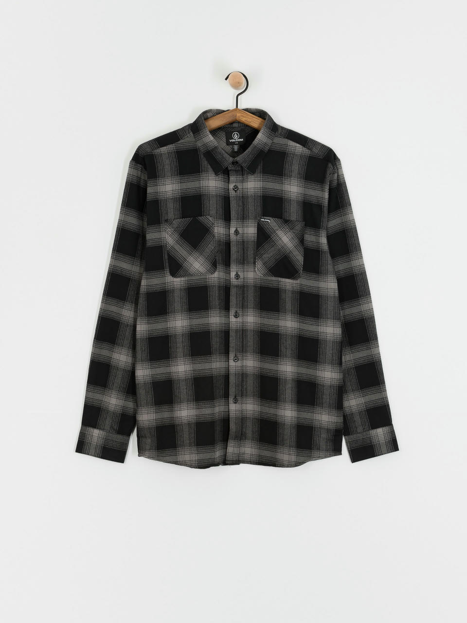 Volcom Netastone Flannel Ls Ing (black)