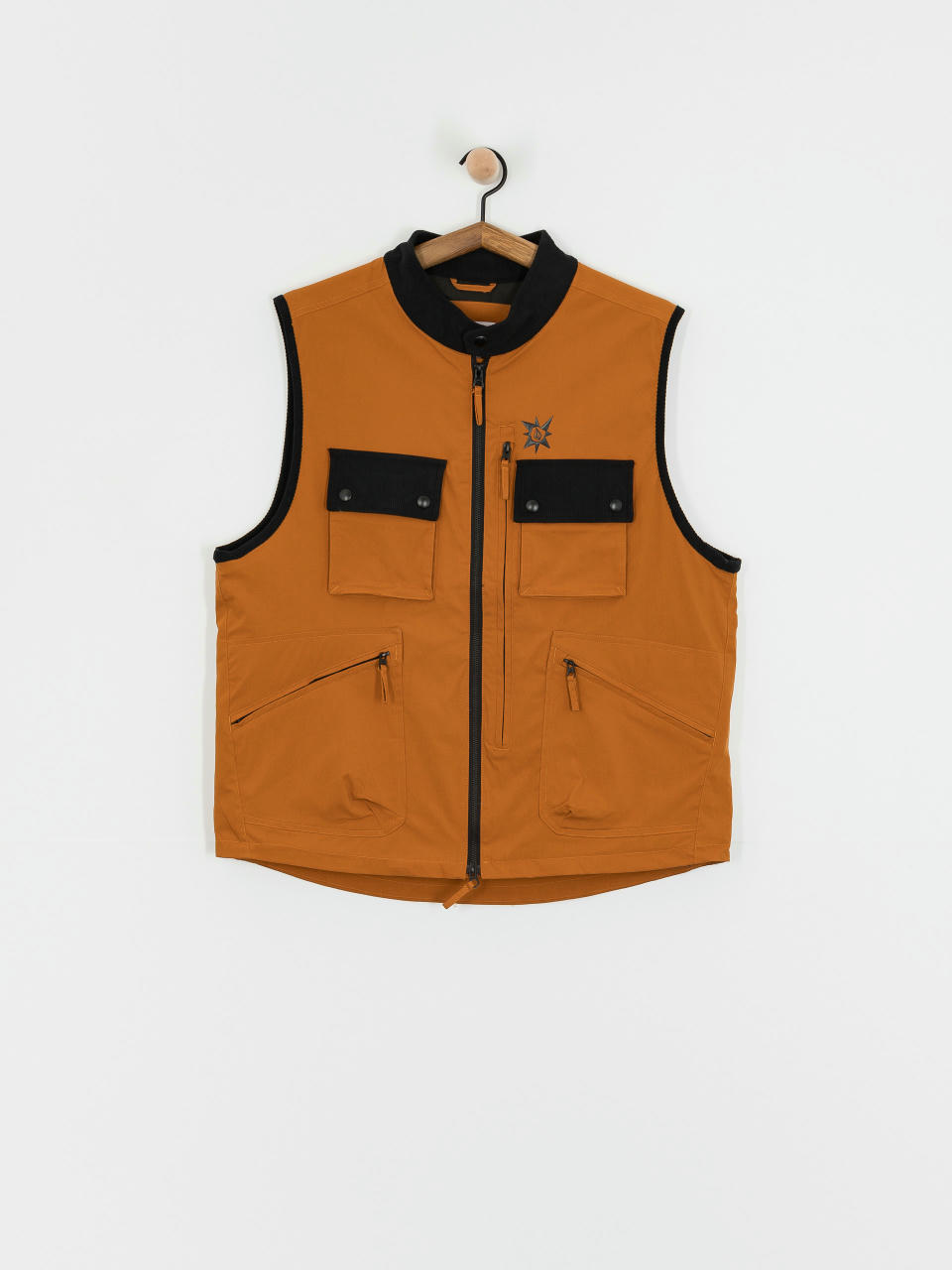 Volcom Tt B Iguchi Tds Vest Mellény (chestnut brown)