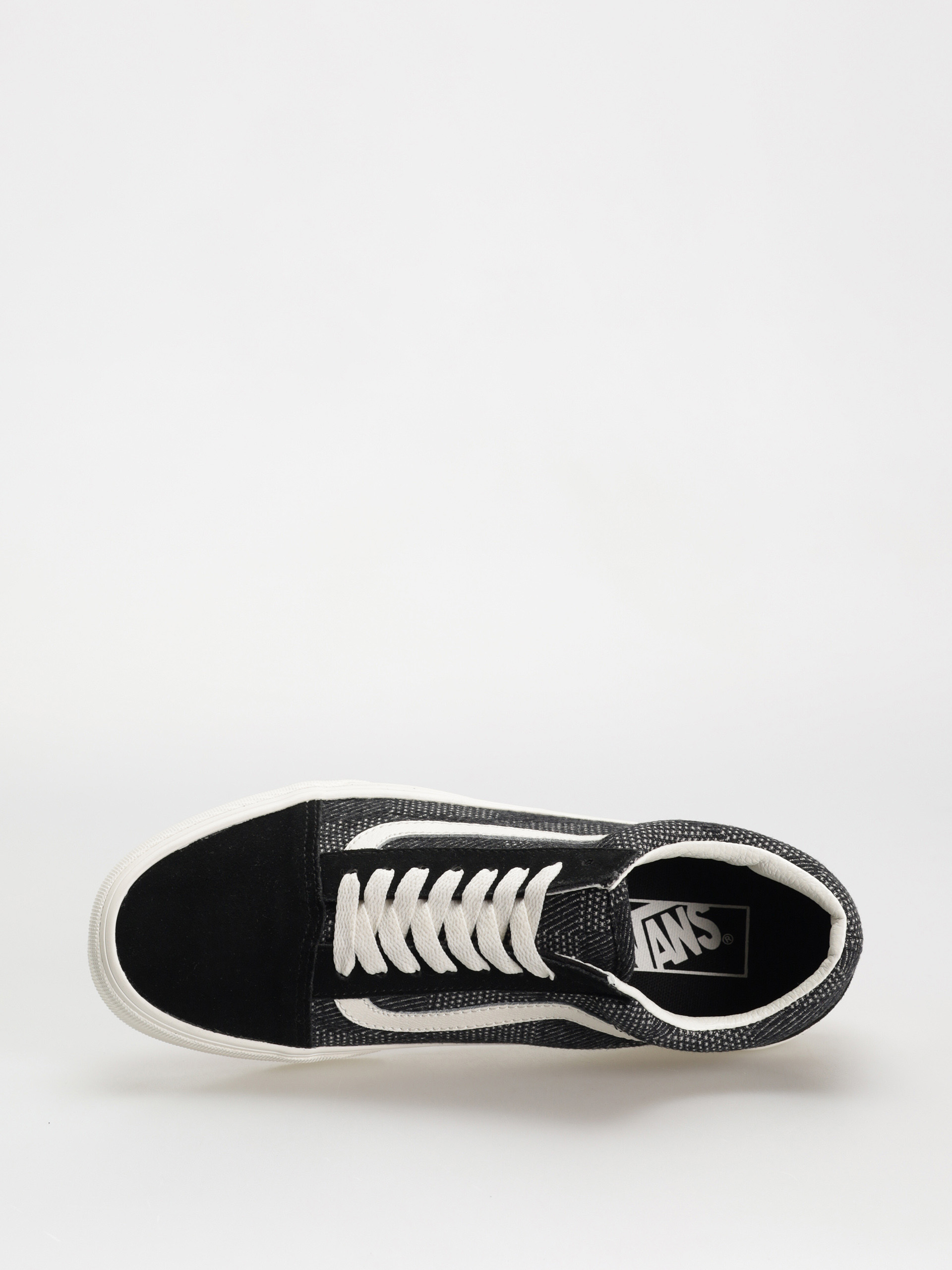 Vans Old Skool Cipők (denim check black)