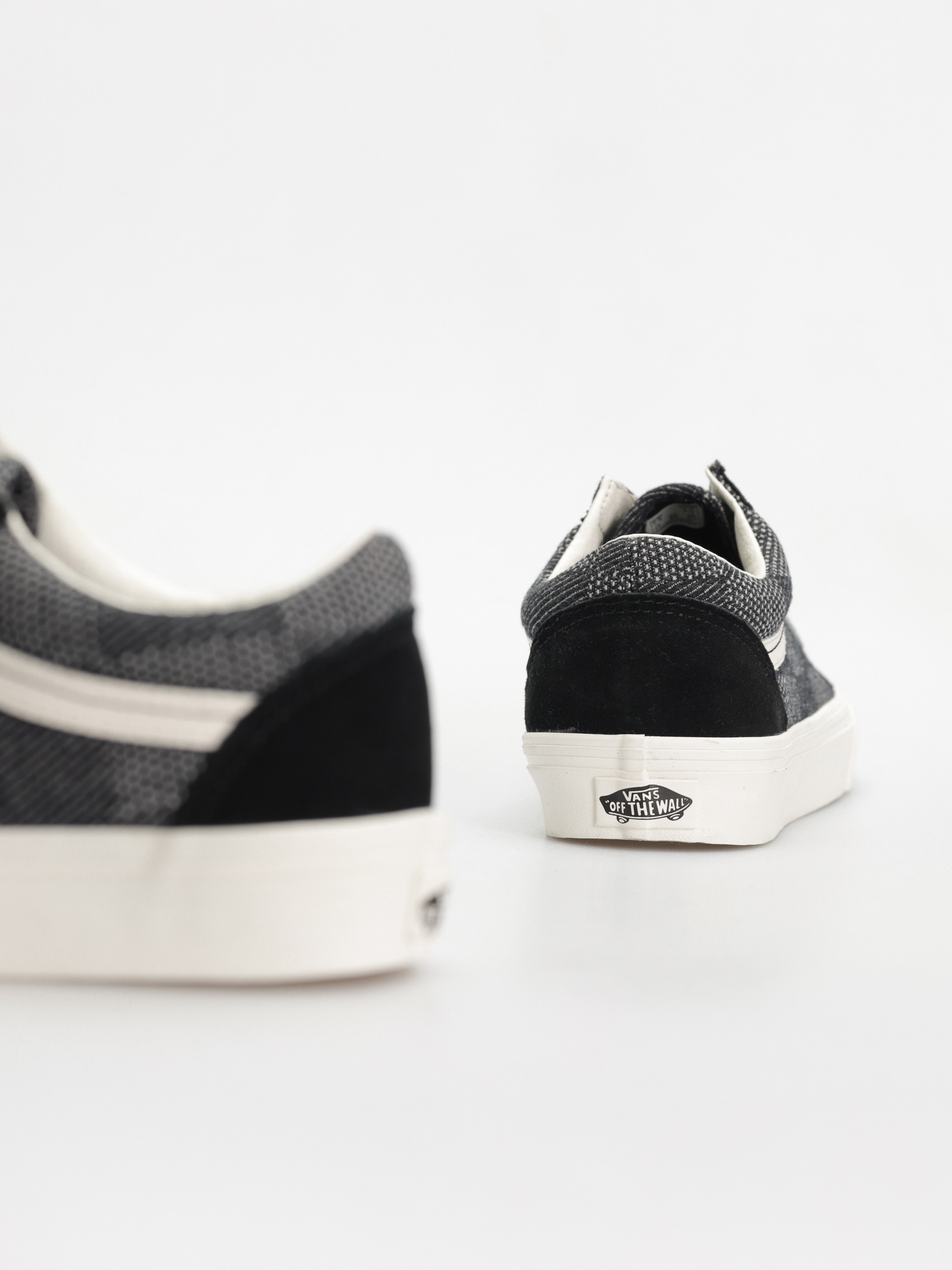 Vans Old Skool Cipők (denim check black)