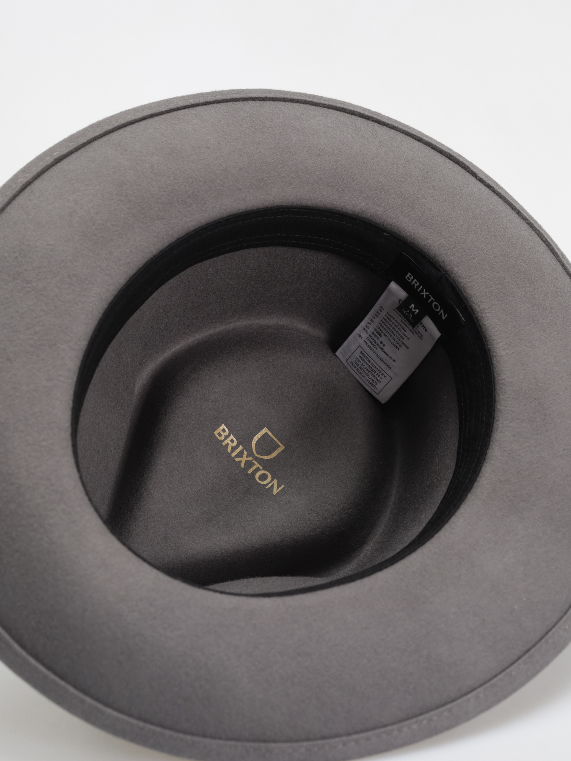 Brixton Swindle Convertabrim Fedora Kalap (grey/grey)