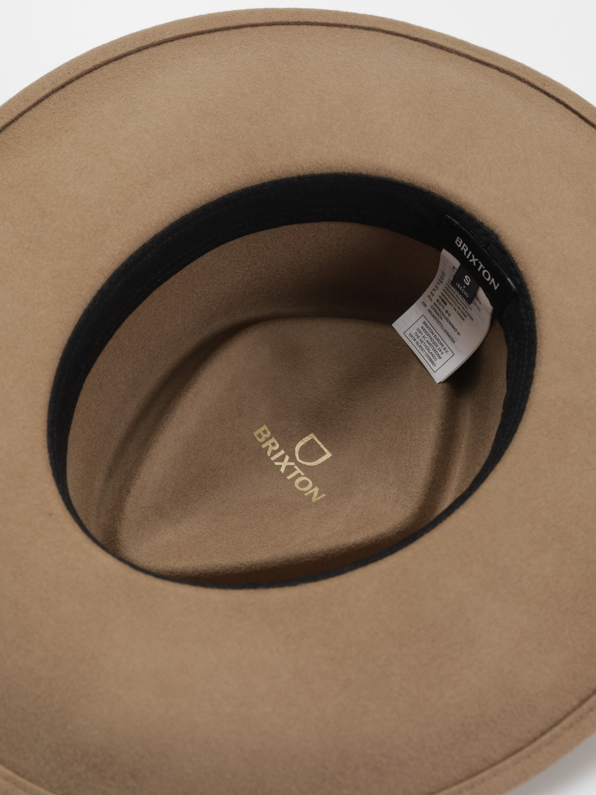 Brixton Brenton Convertabrim Fedora Kalap (tobacco brown)