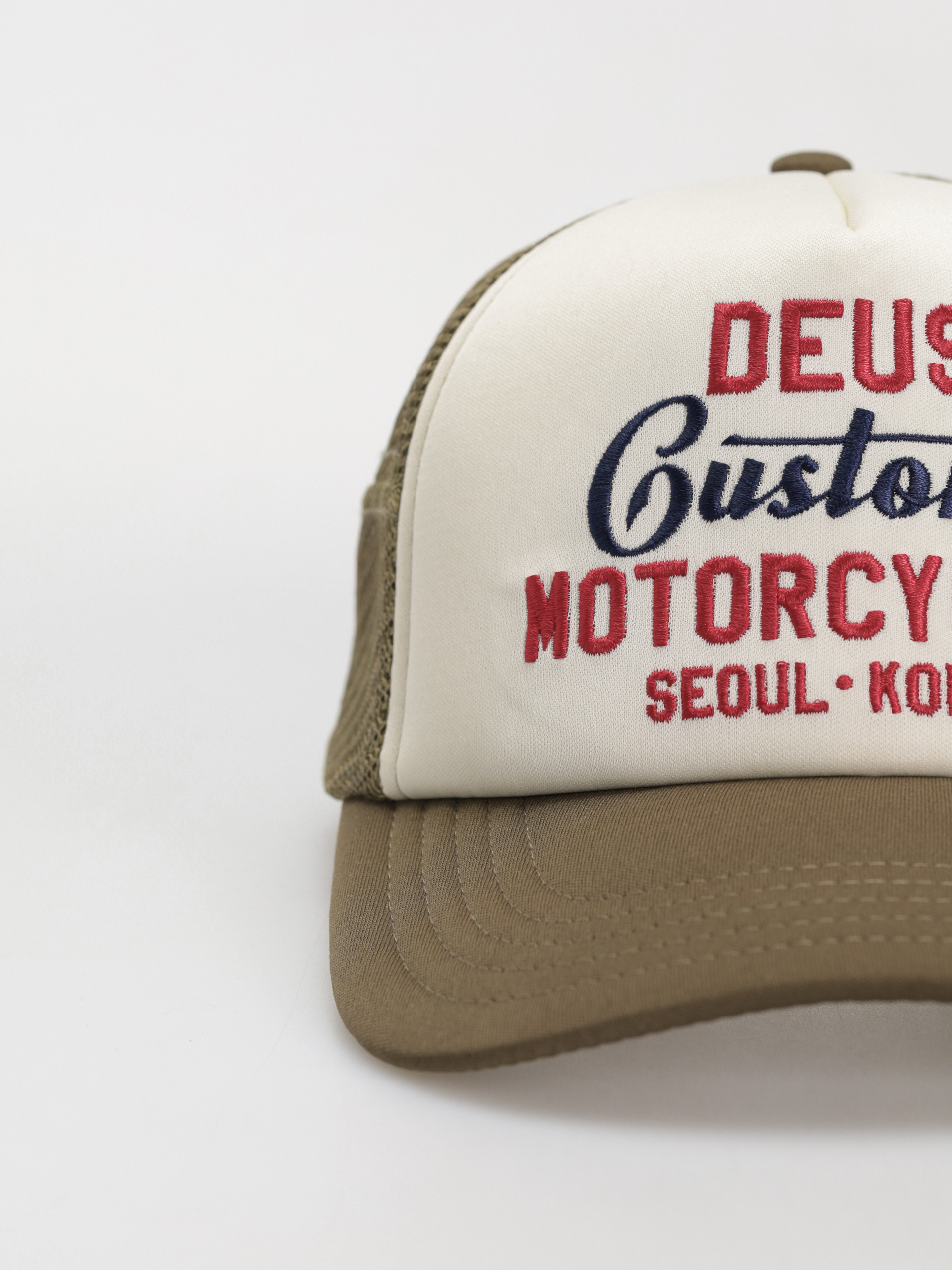 Deus Ex Machina Kamli Trucker Baseball sapka (olive)