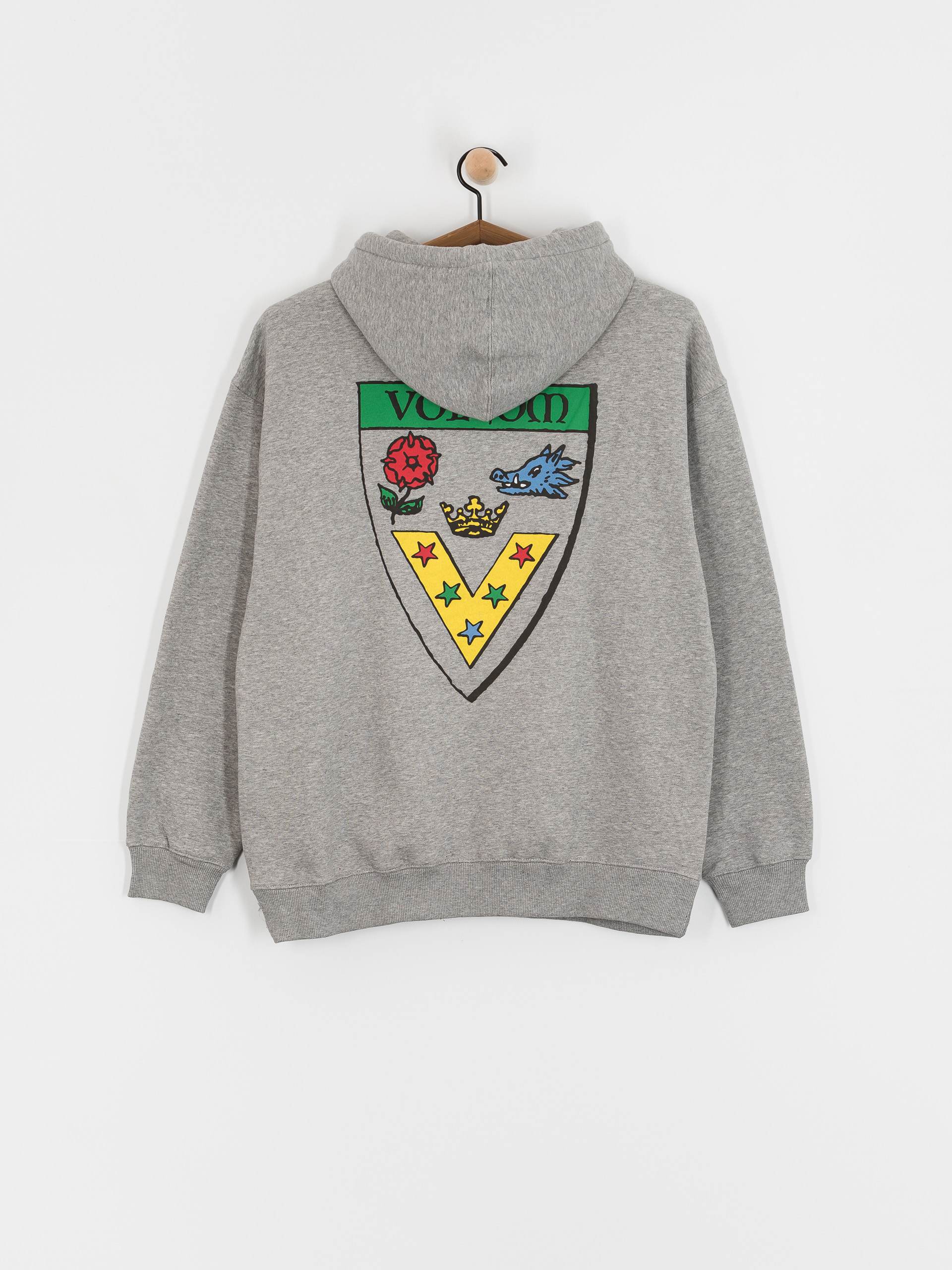 Volcom Fergadelic HD Kapucnis pulóver (heather grey)