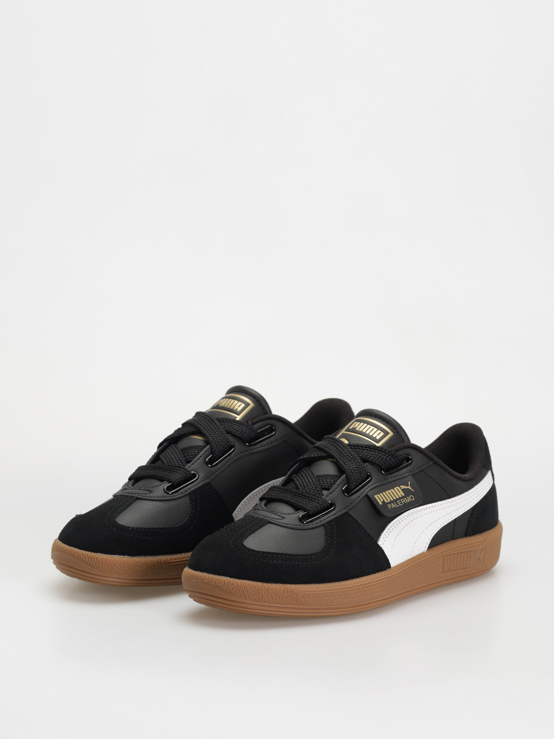 Puma Palermo Wide Lace SD Cipők (puma black puma white)