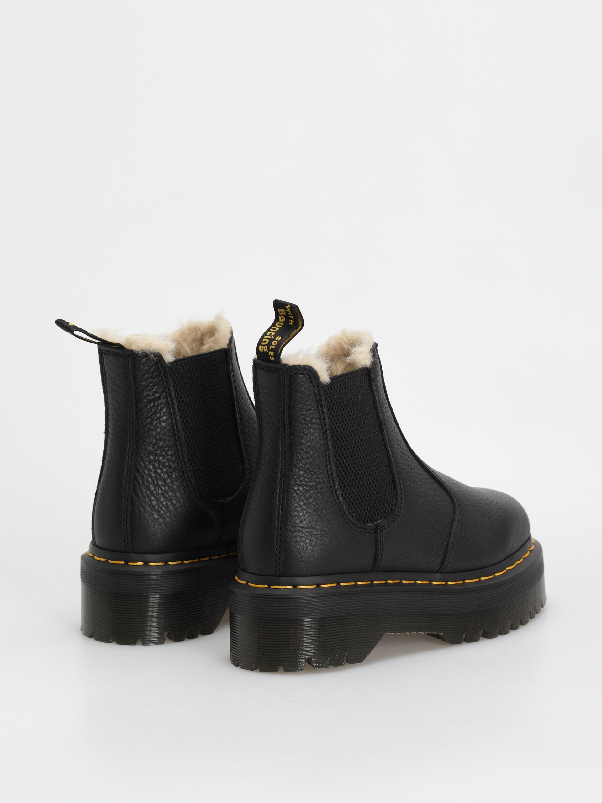 Dr. Martens 2976 Quad Fur Lined Wmn Cipők (black pisa)