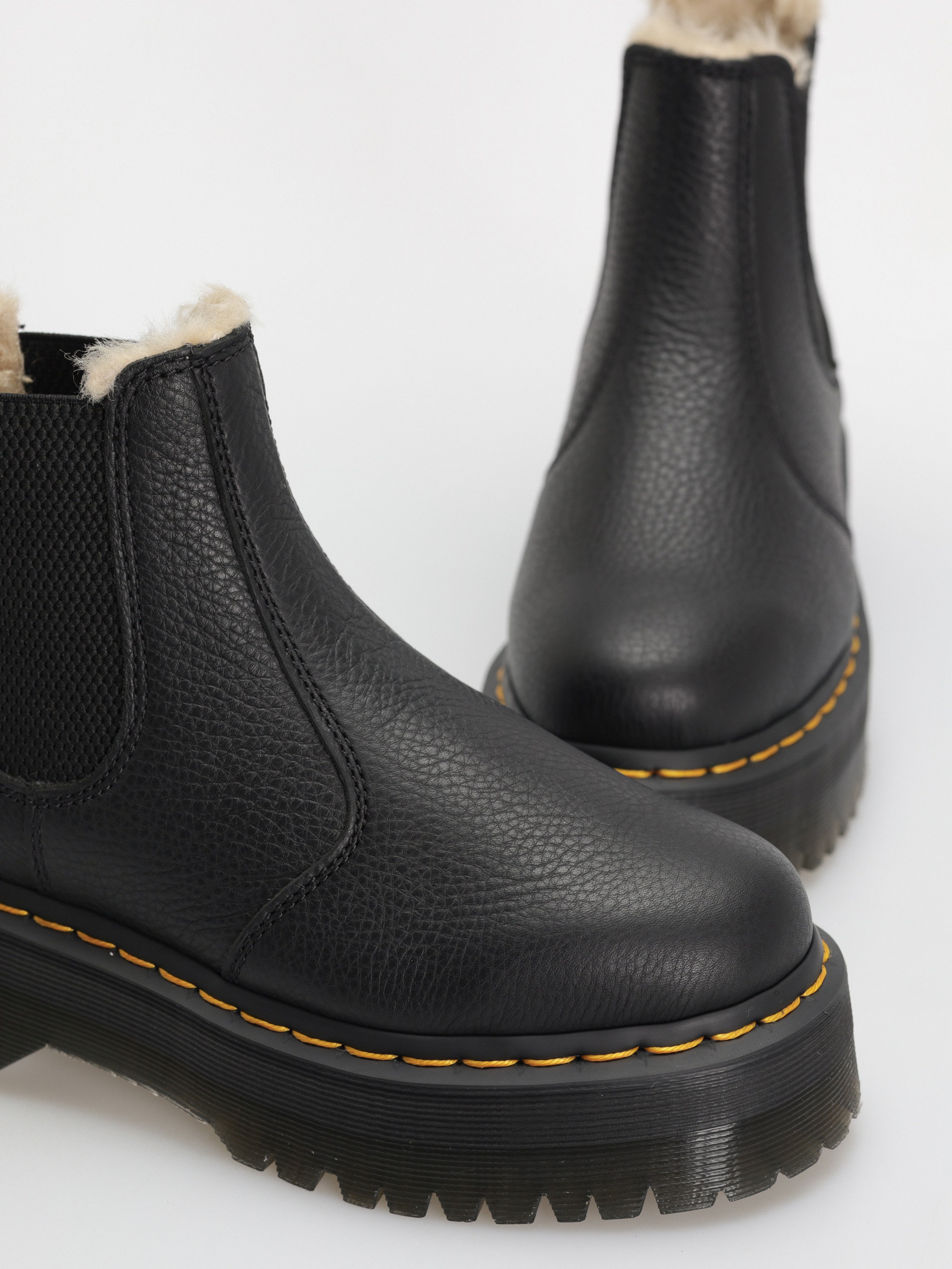 Dr. Martens 2976 Quad Fur Lined Wmn Cipők (black pisa)