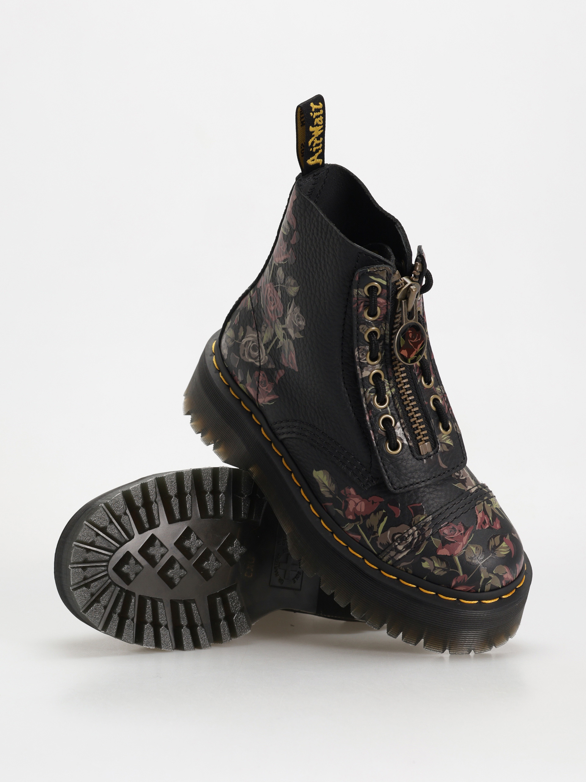 Dr. Martens Sinclair Fur Lined Wmn Cipők (black buttero)