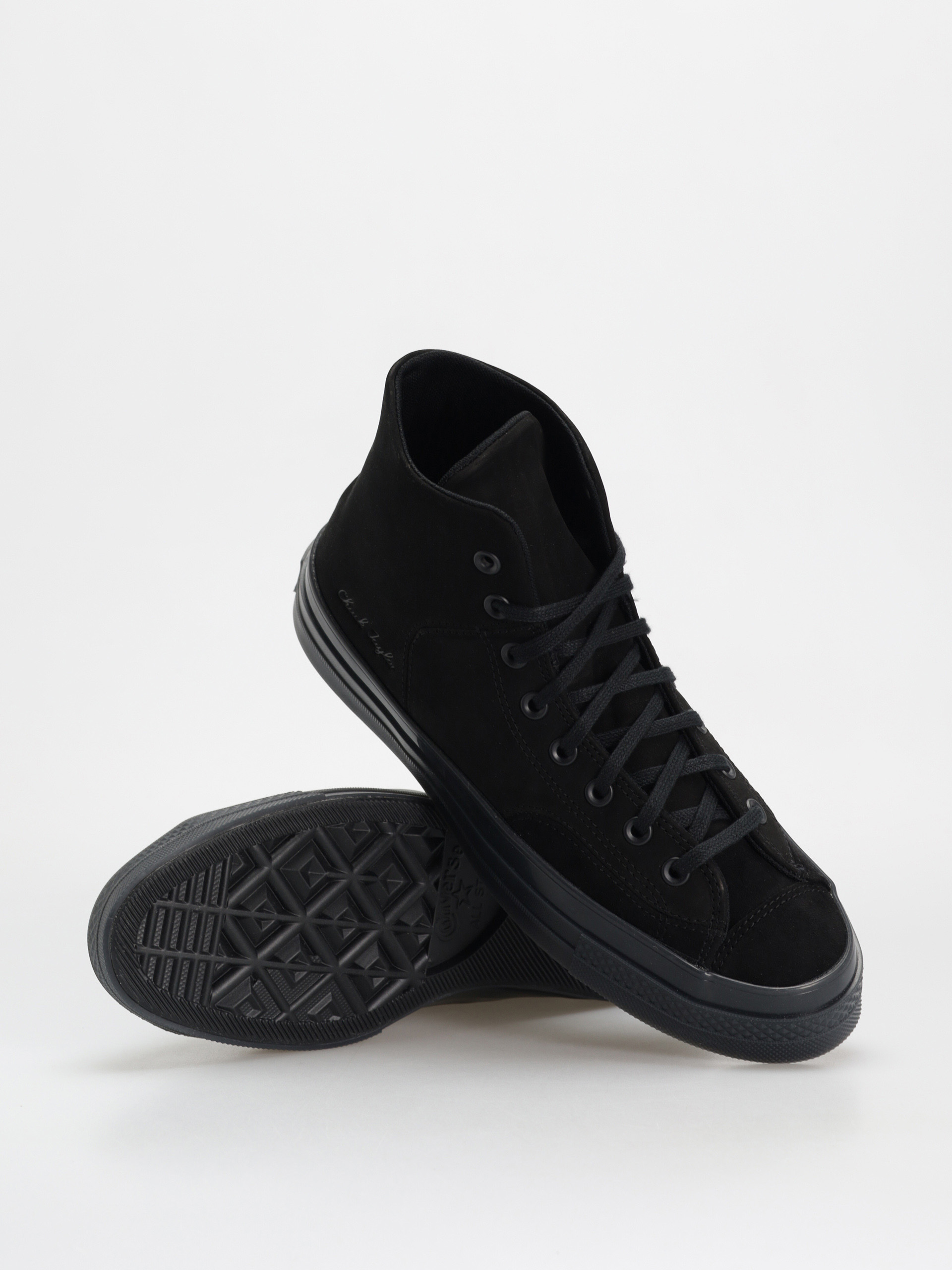 Converse Chuck 70 Hi Marquis Nubuck Suede Tornacipők (black/black/black)
