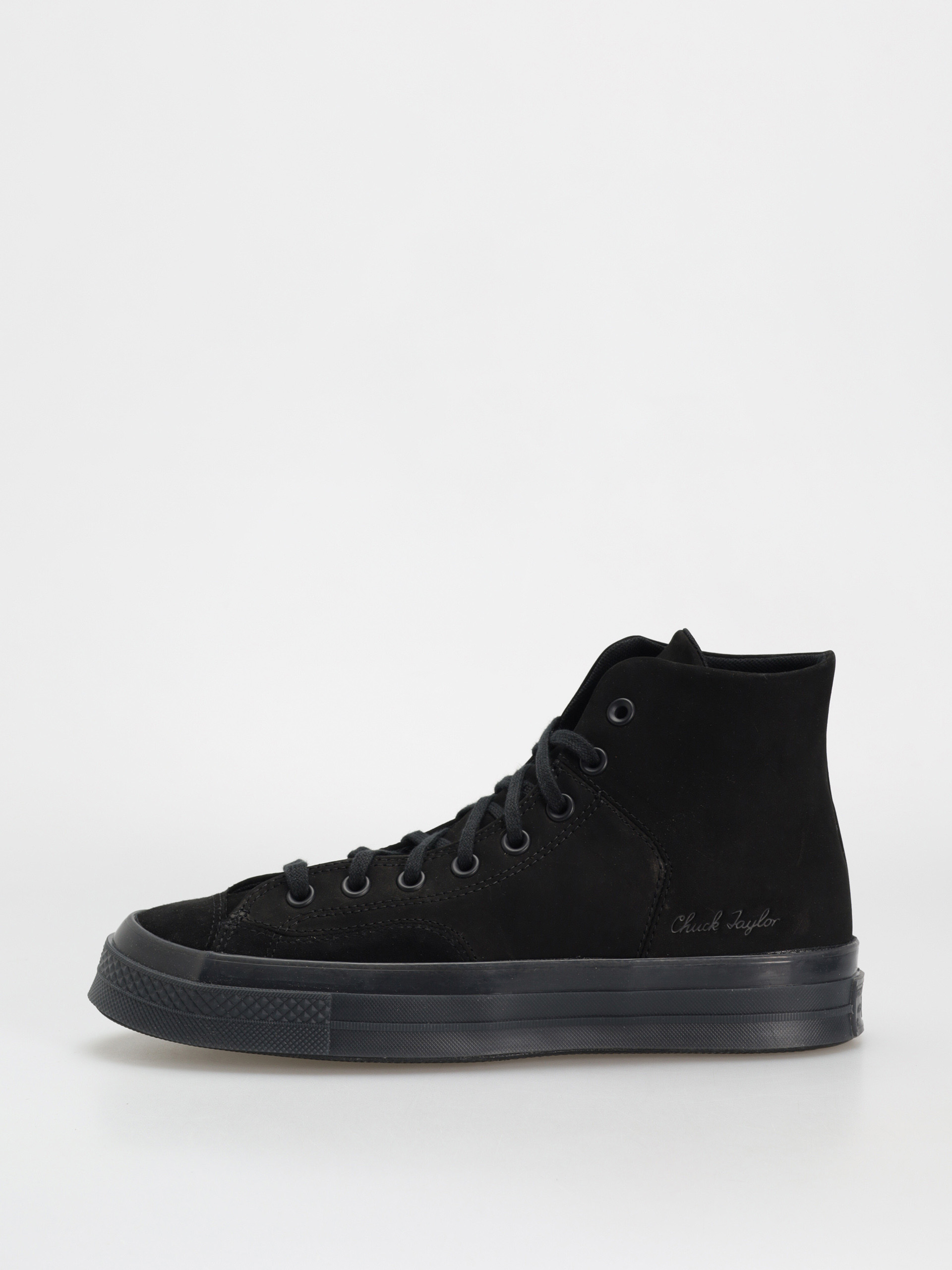 Converse Chuck 70 Hi Marquis Nubuck Suede Tornacipők (black/black/black)