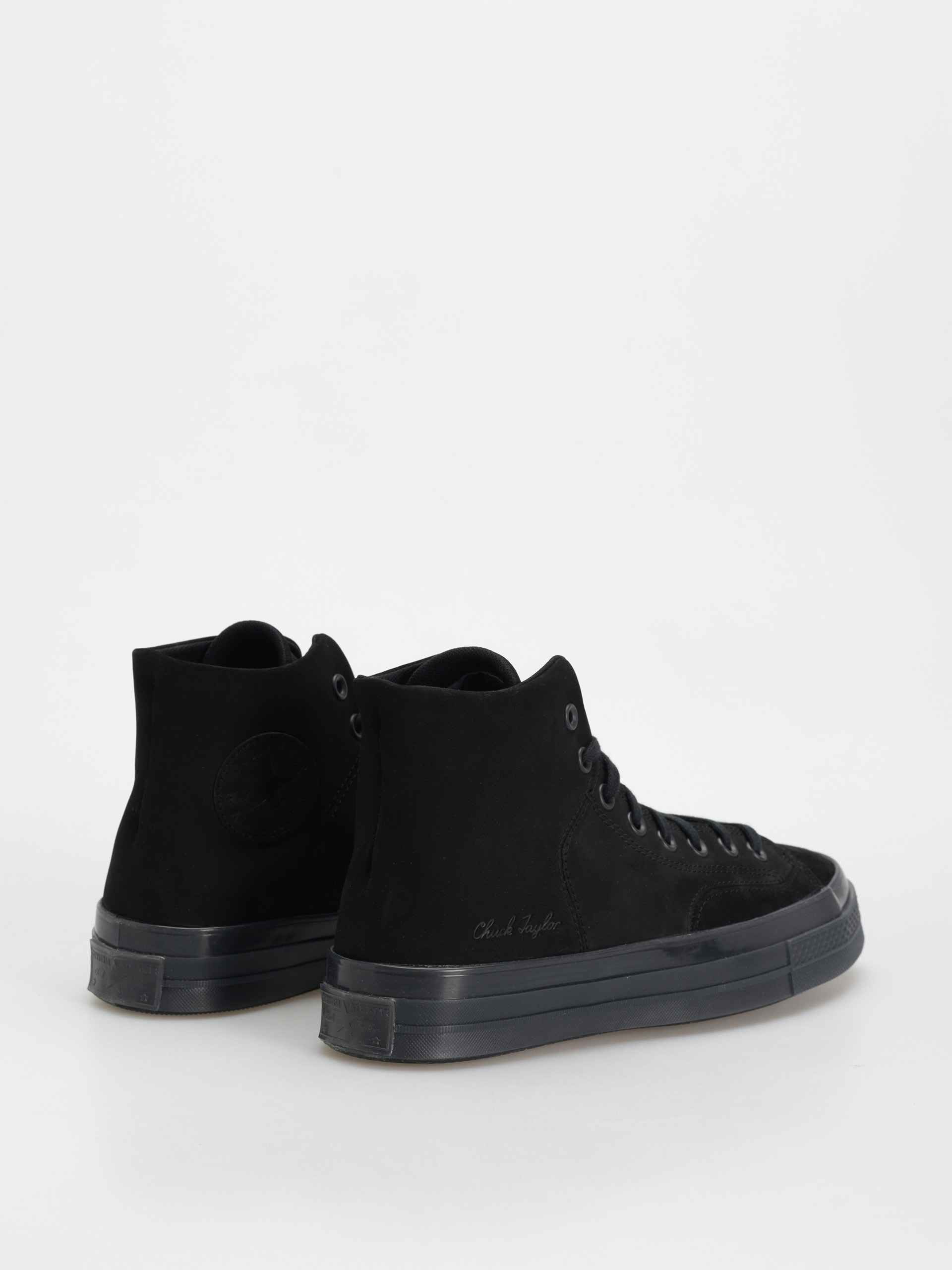 Converse Chuck 70 Hi Marquis Nubuck Suede Tornacipők (black/black/black)