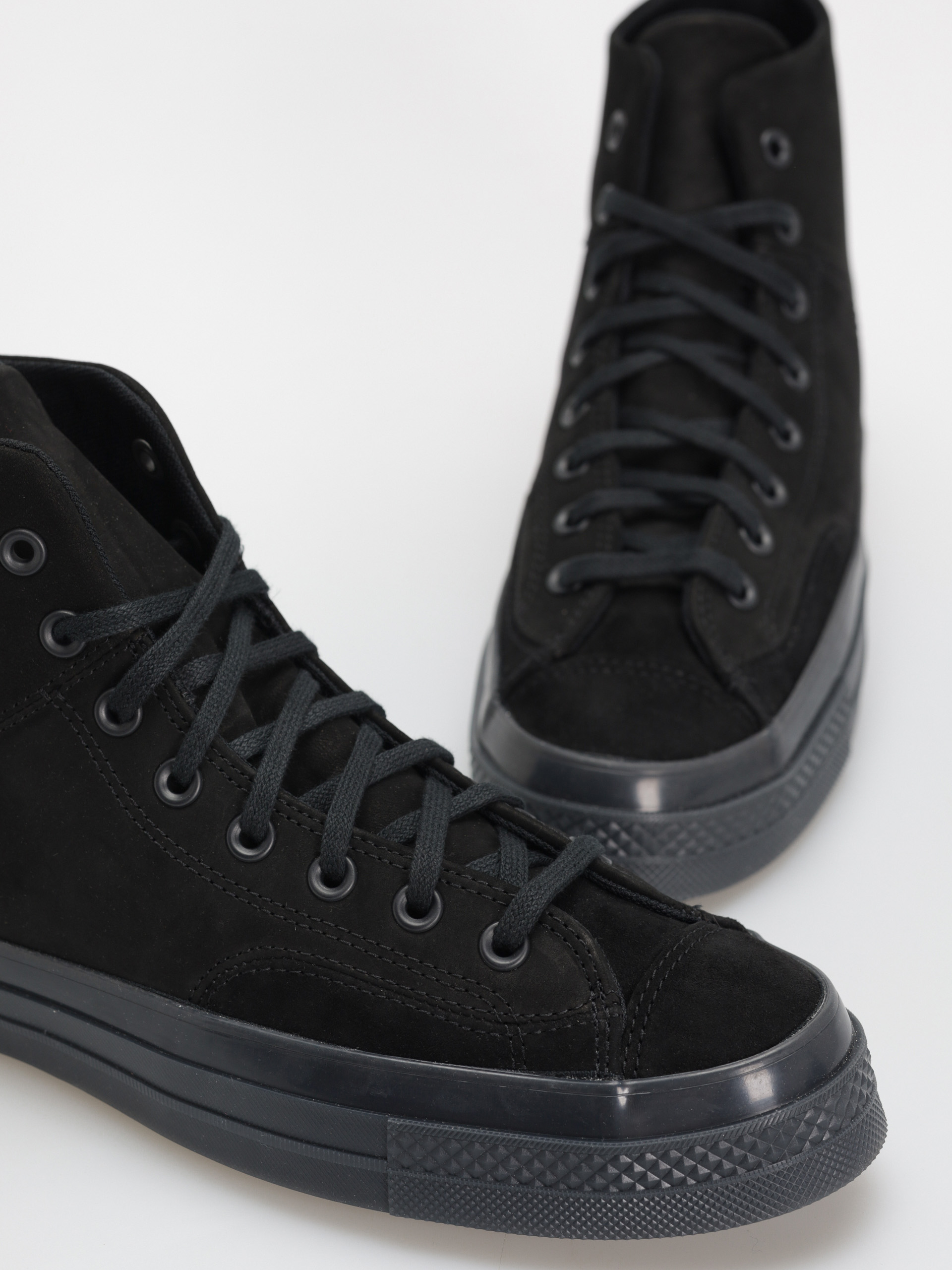 Converse Chuck 70 Hi Marquis Nubuck Suede Tornacipők (black/black/black)