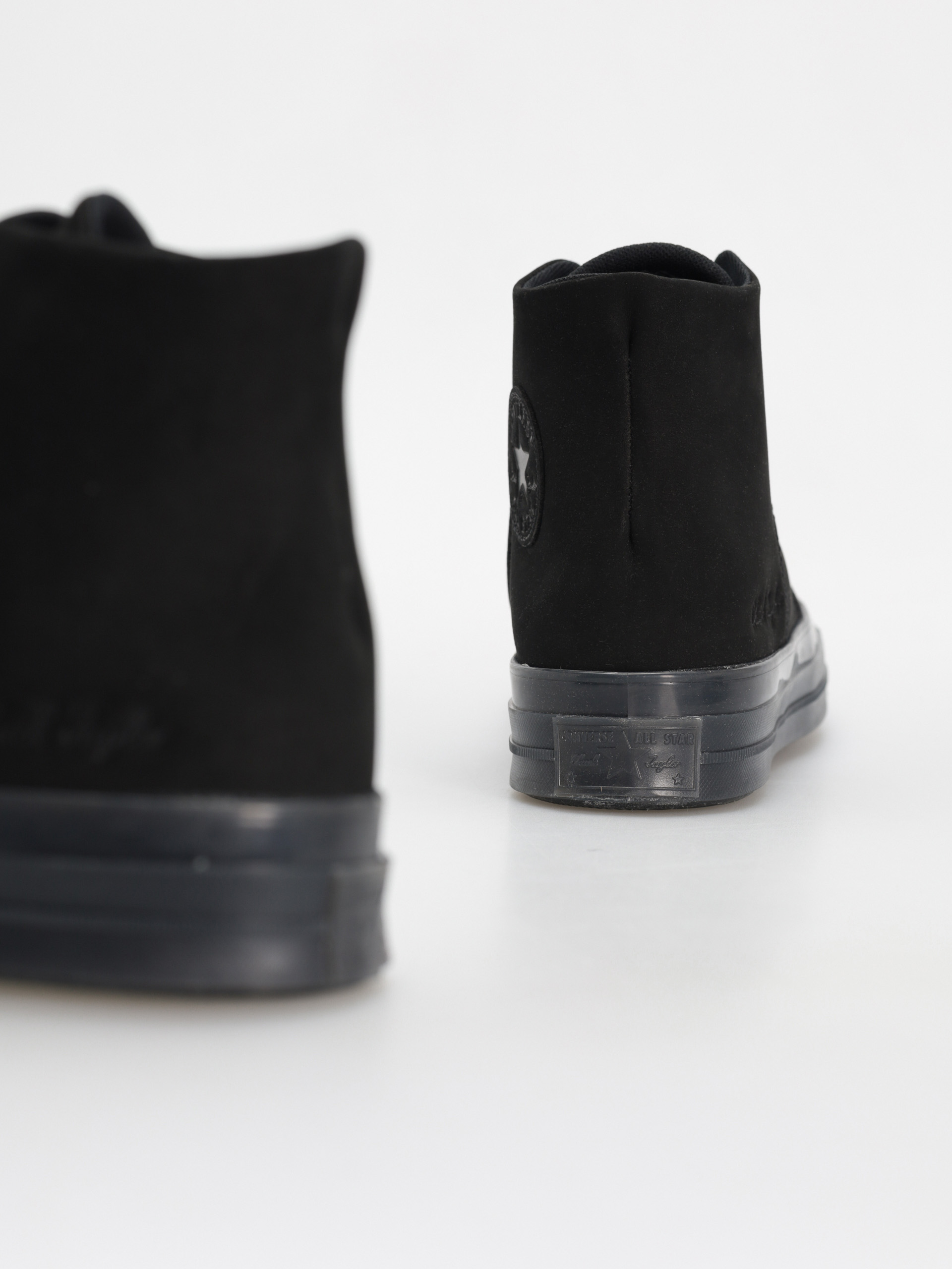 Converse Chuck 70 Hi Marquis Nubuck Suede Tornacipők (black/black/black)