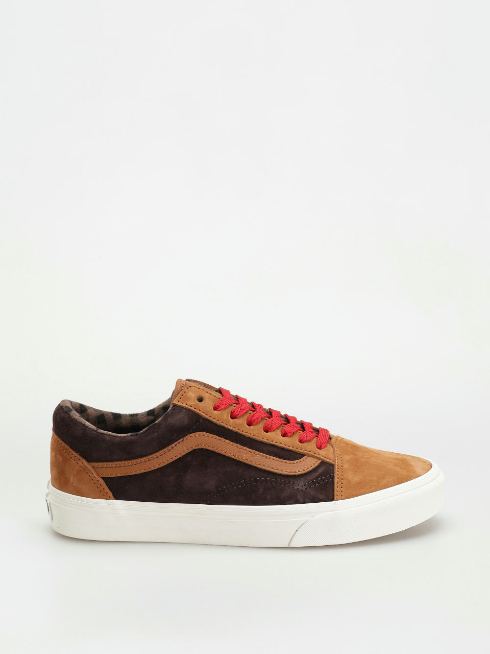 Cipők Vans Old Skool (pig suede plaid glazed ginger)