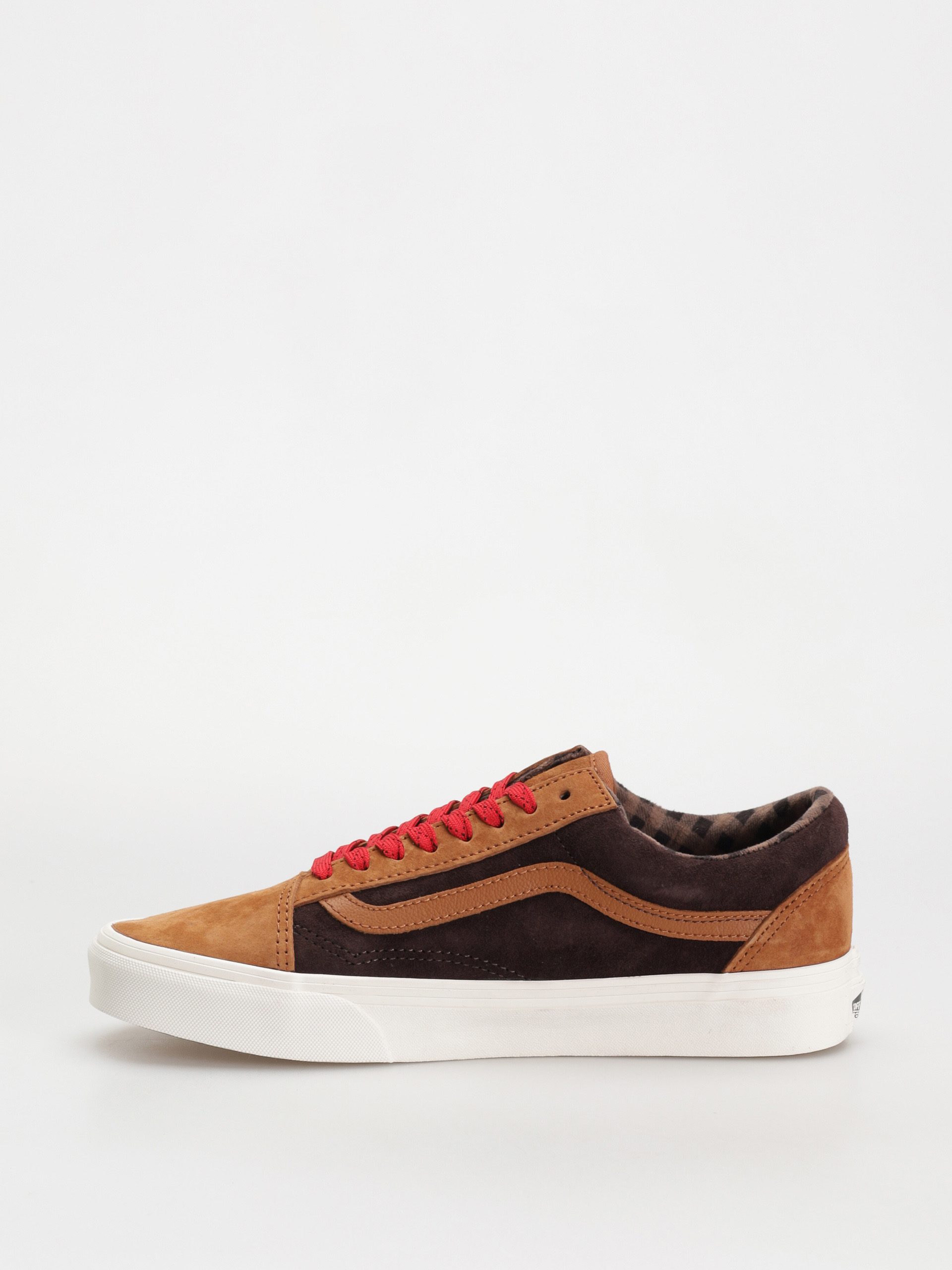 Cipők Vans Old Skool (pig suede plaid glazed ginger)