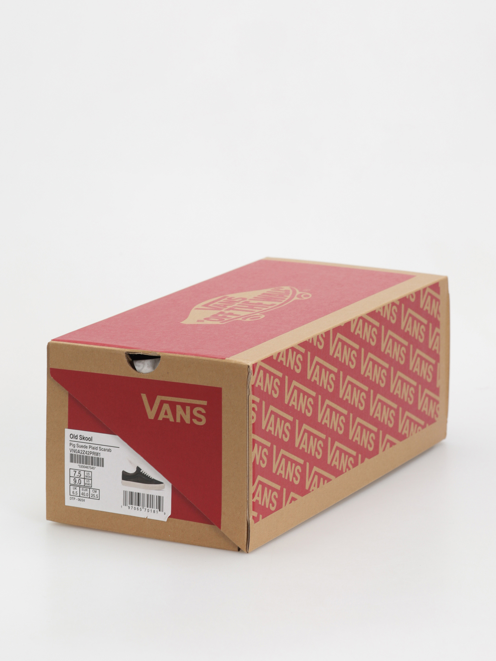 Cipők Vans Old Skool (pig suede plaid scarab)