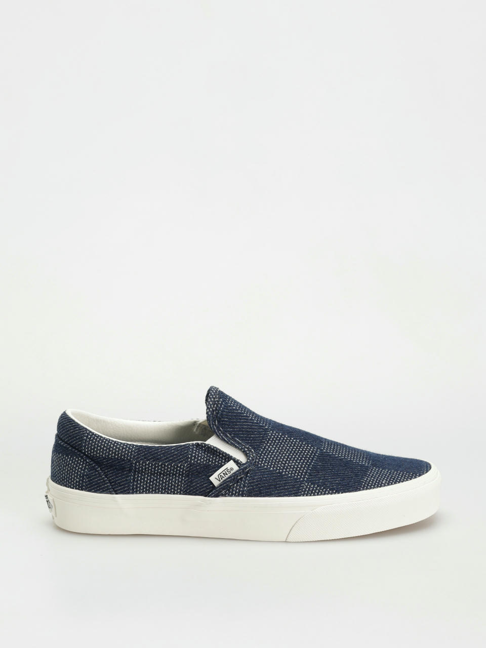 Cipők Vans Classic Slip On (denim check navy)