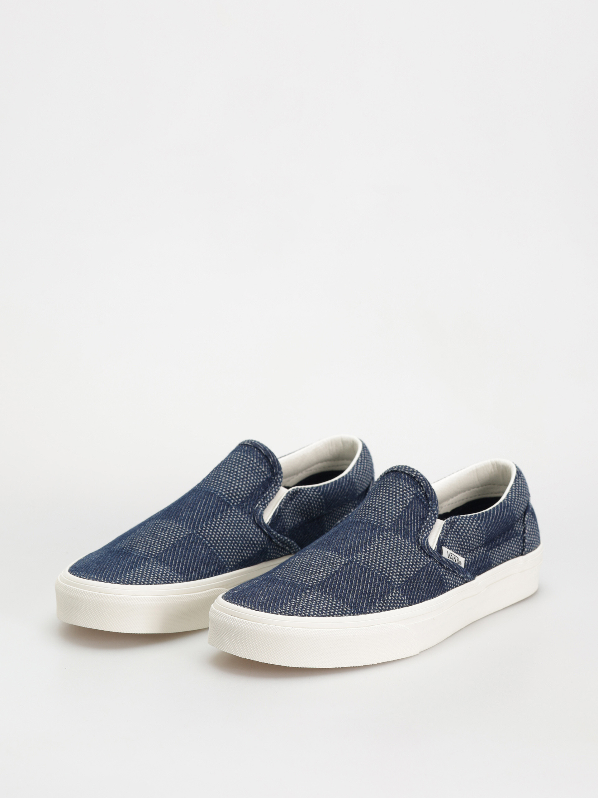 Cipők Vans Classic Slip On (denim check navy)