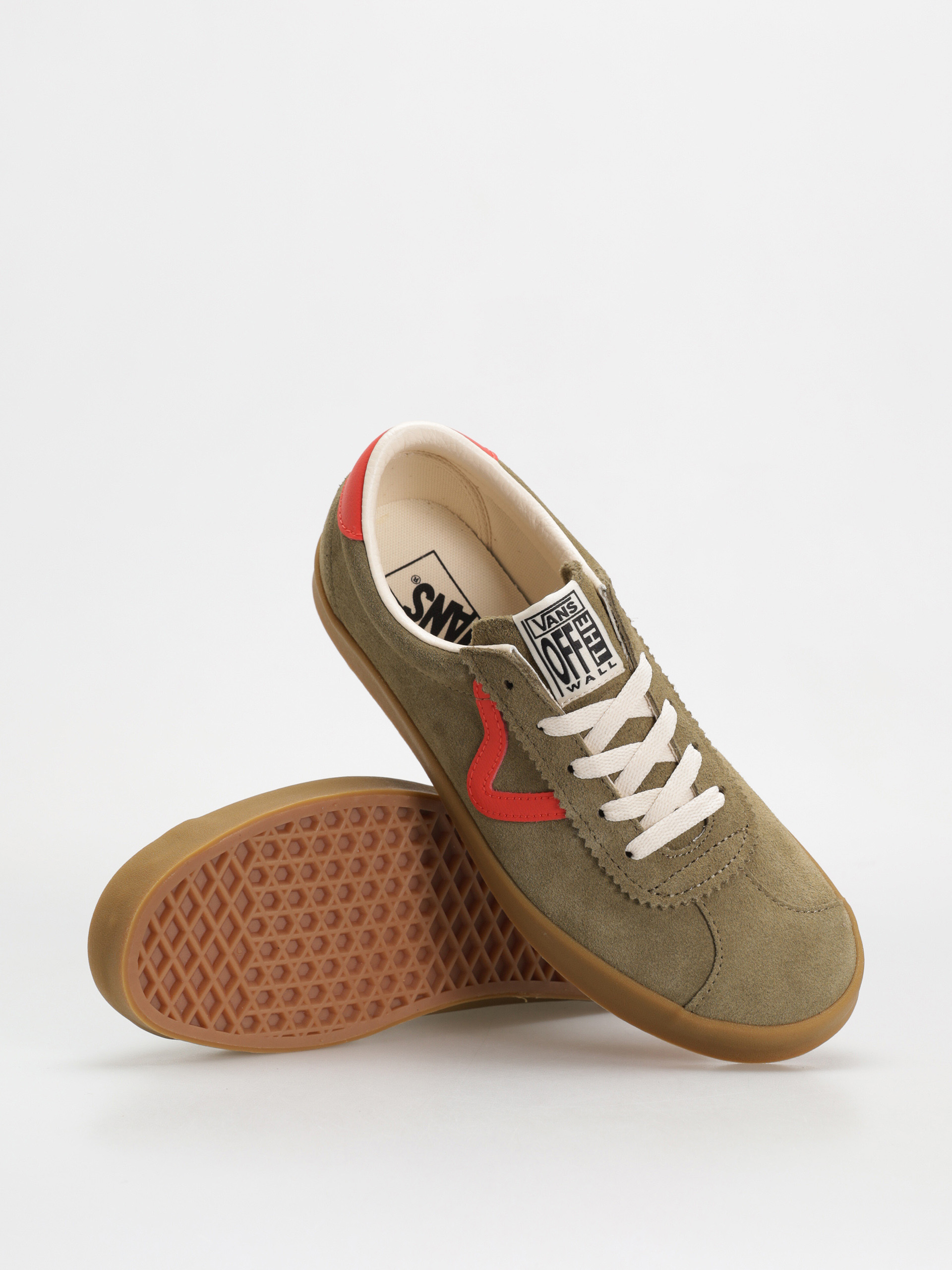 Cipők Vans Sport Low (gum pop olive/red)