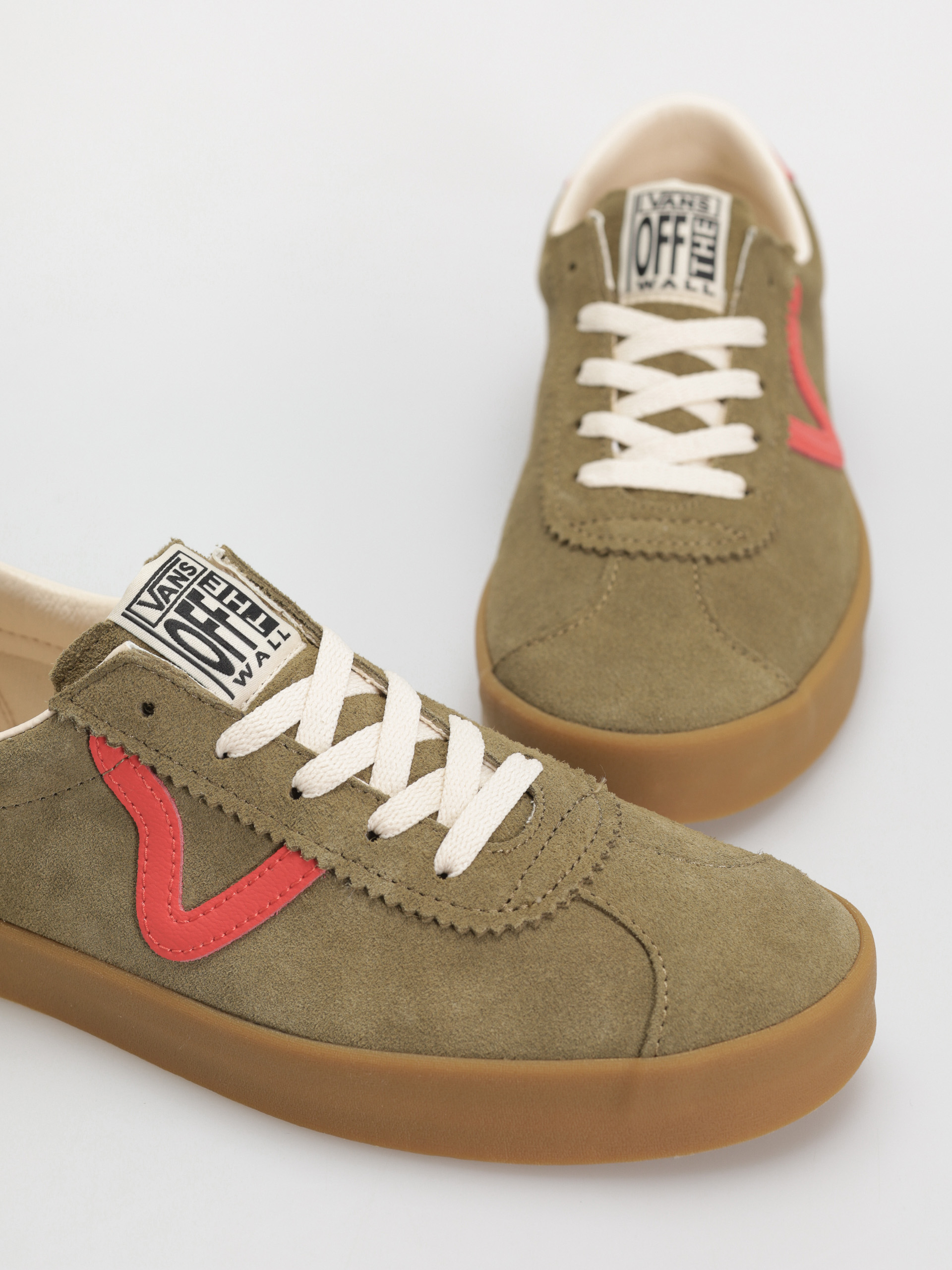 Cipők Vans Sport Low (gum pop olive/red)