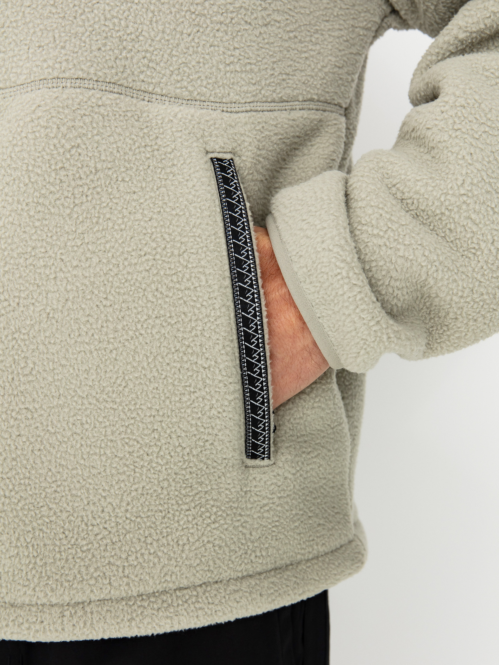 Férfi Polár pulóver The North Face Tnf Fleeski FZ (clay grey)