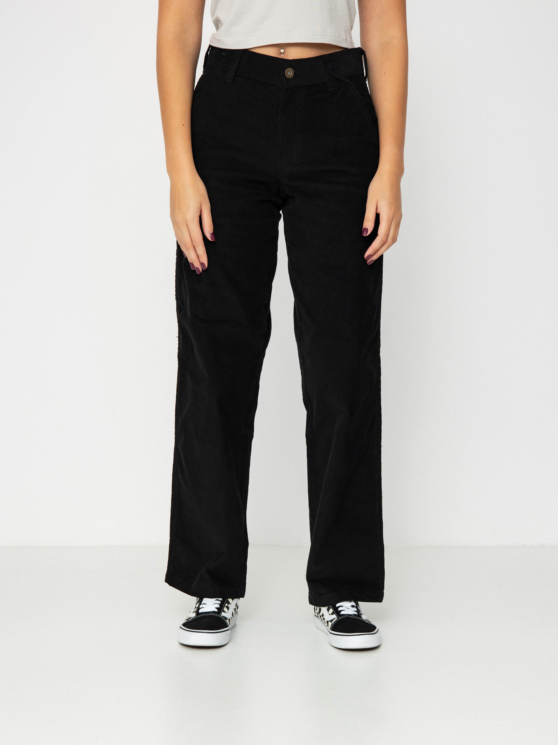 Kisnadrág Dickies Corduroy Carpenter Wmn (black)