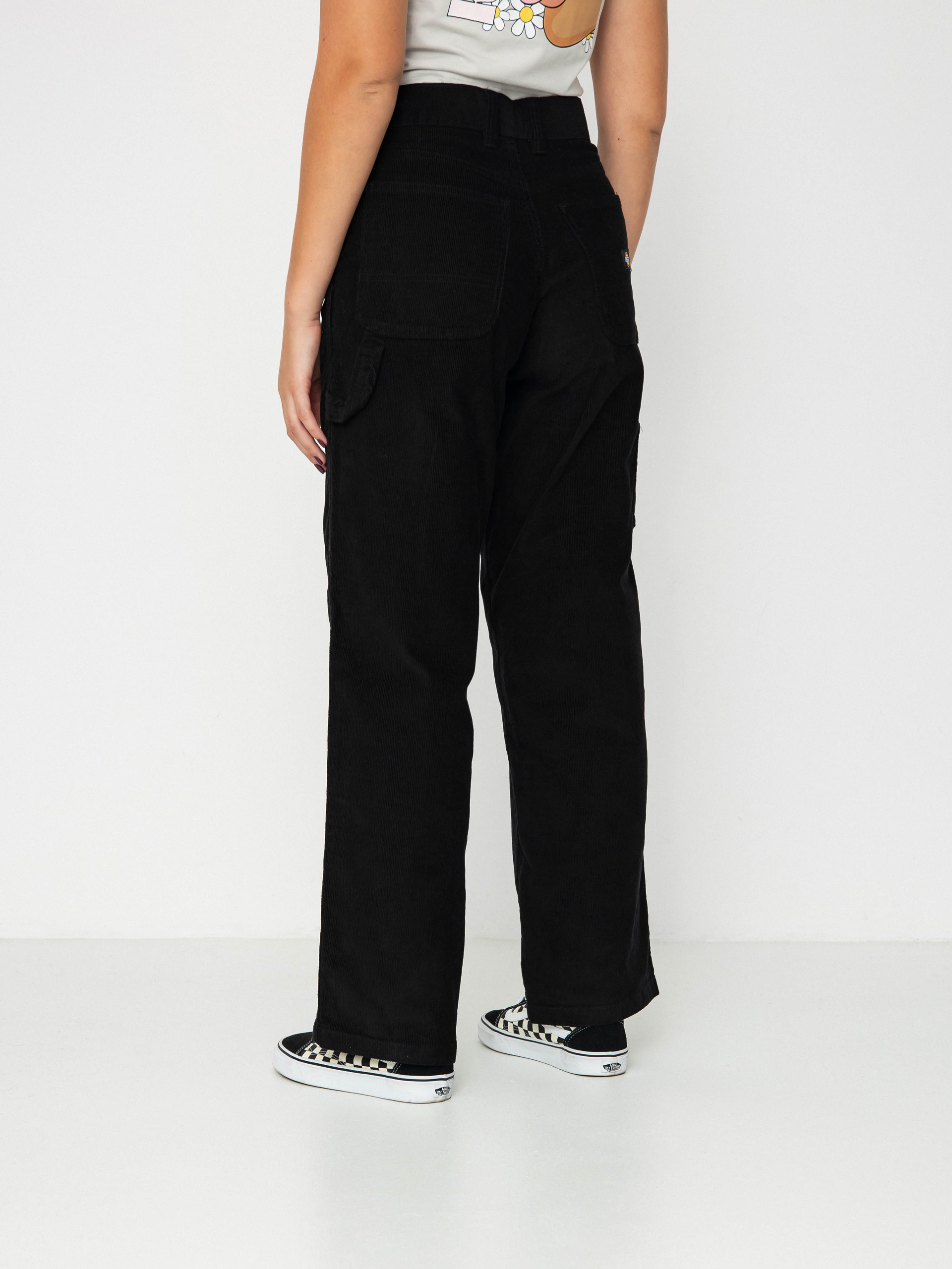 Kisnadrág Dickies Corduroy Carpenter Wmn (black)
