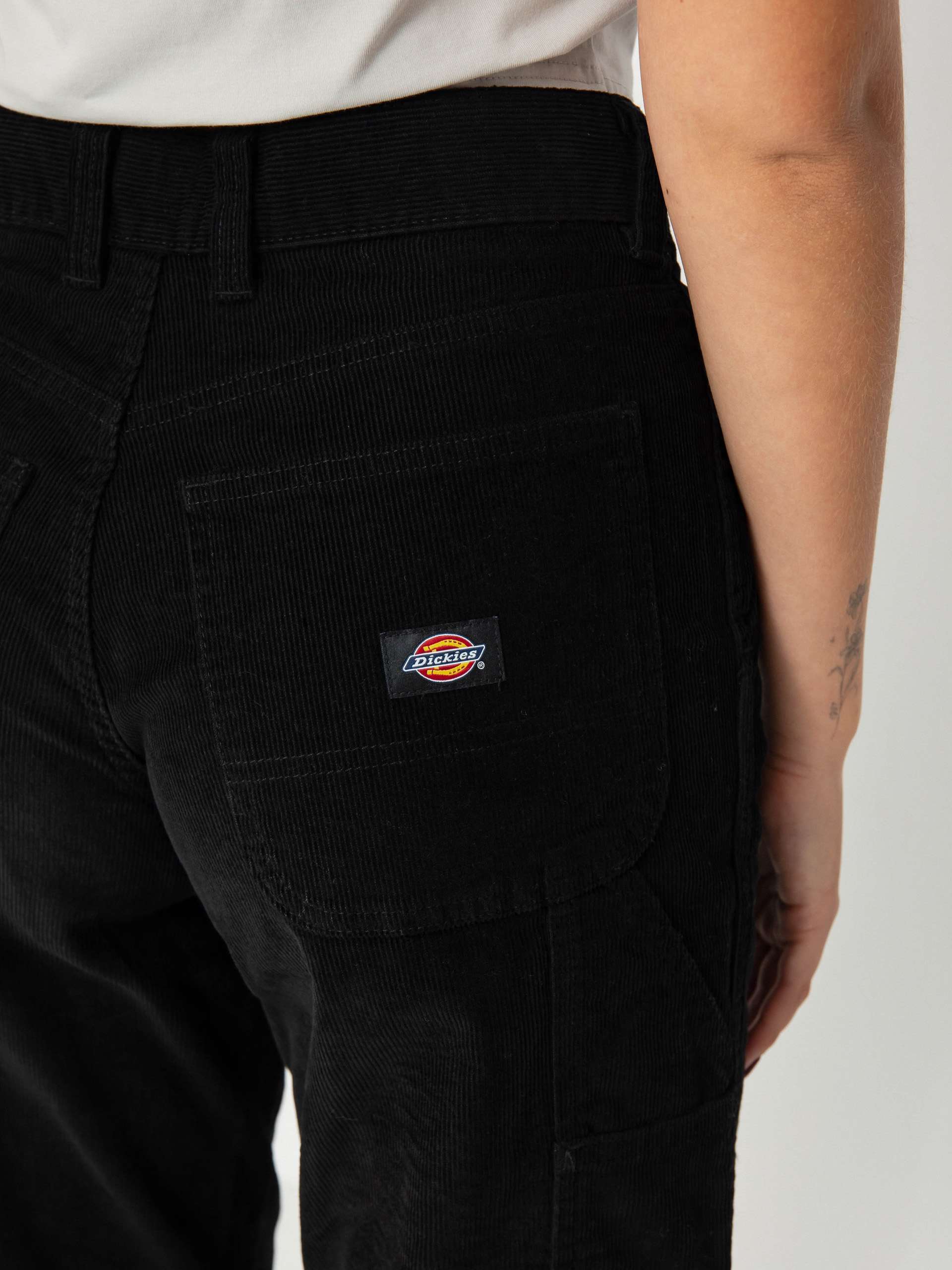 Kisnadrág Dickies Corduroy Carpenter Wmn (black)