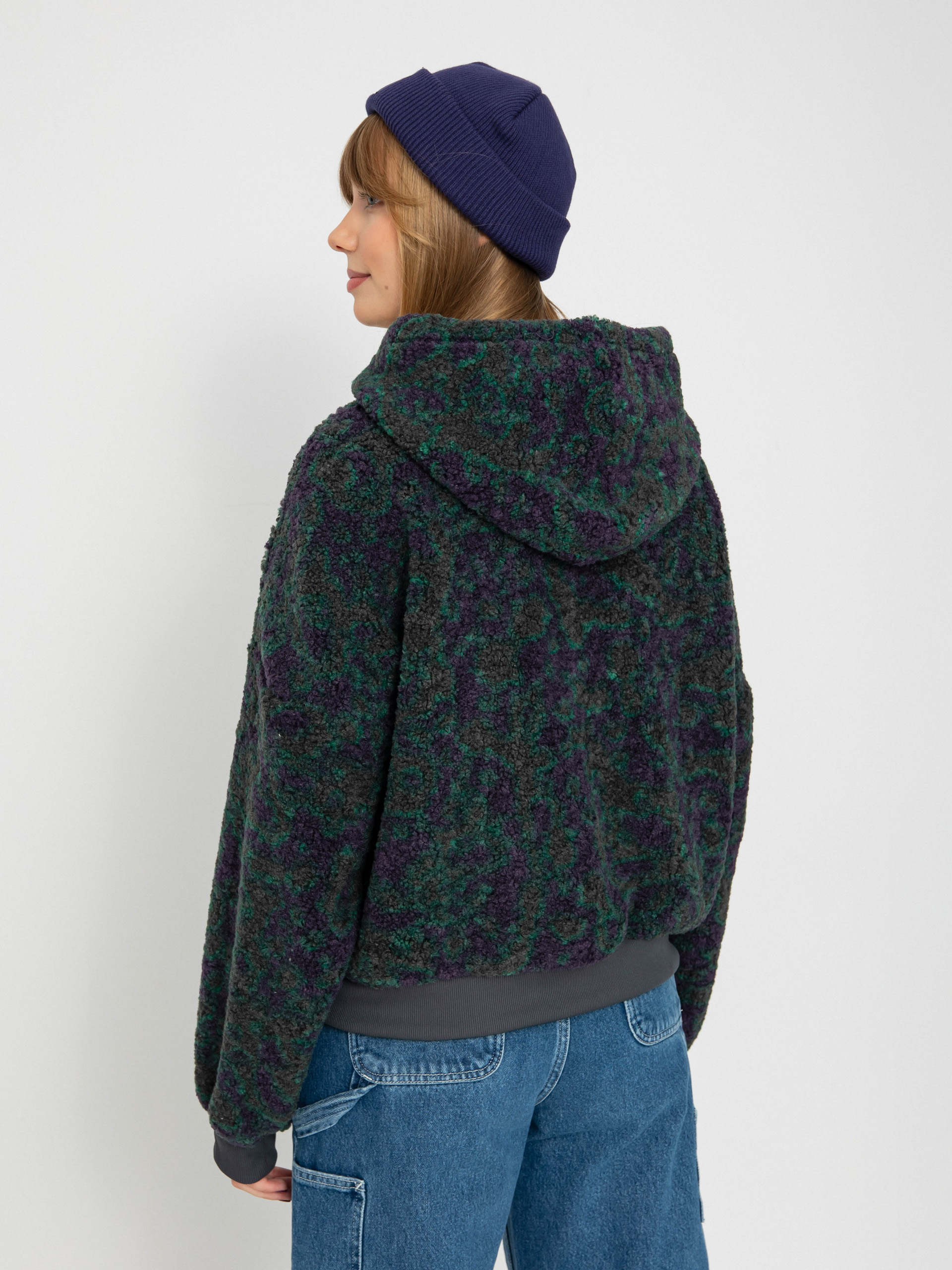 Vans Collett Boucle Loose HD Wmn Kapucnis pulóver (asphalt)