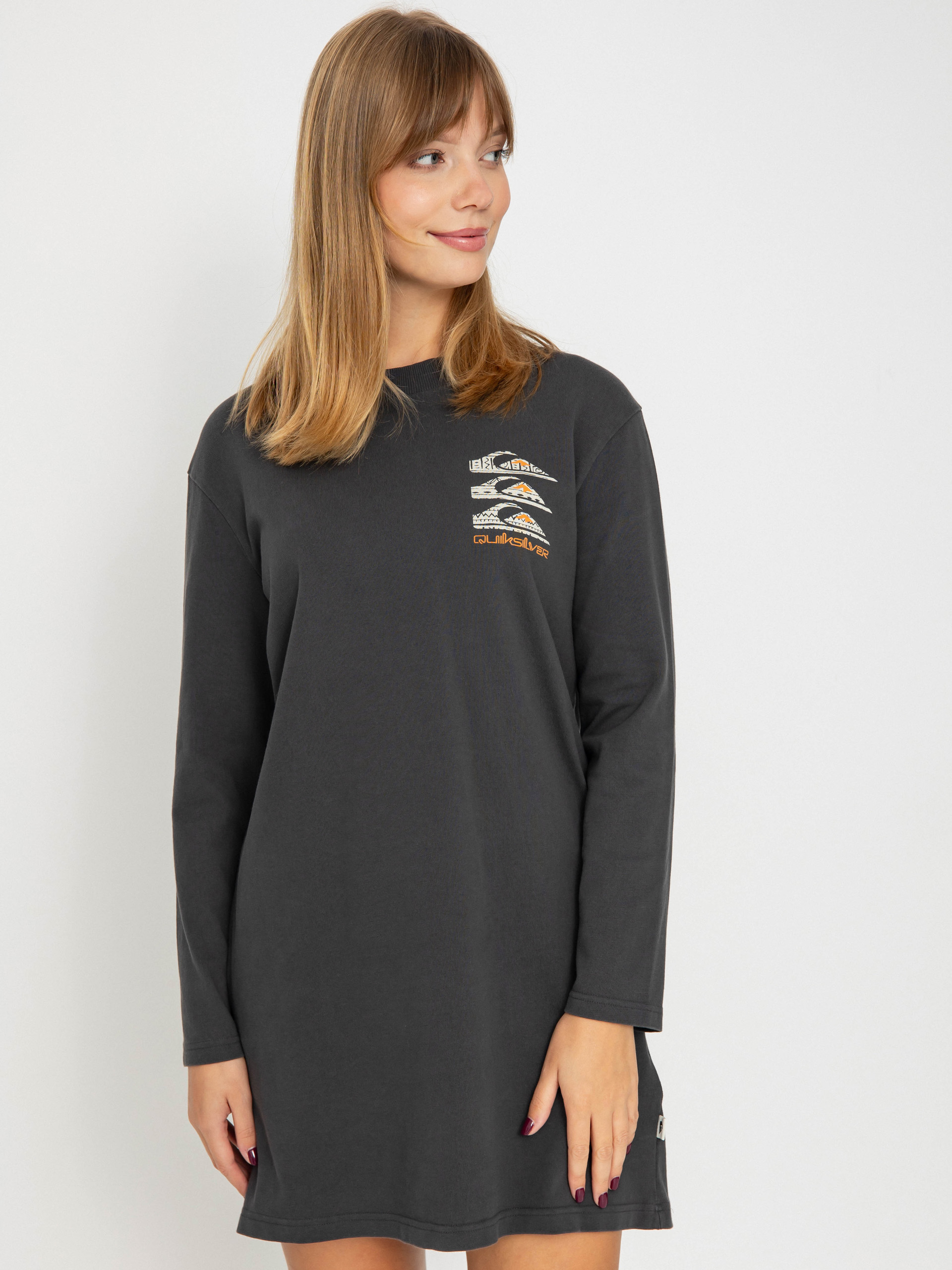 Quiksilver Uni Ls Tee Dress Wmn Hosszú ujjú felső (tarmac)