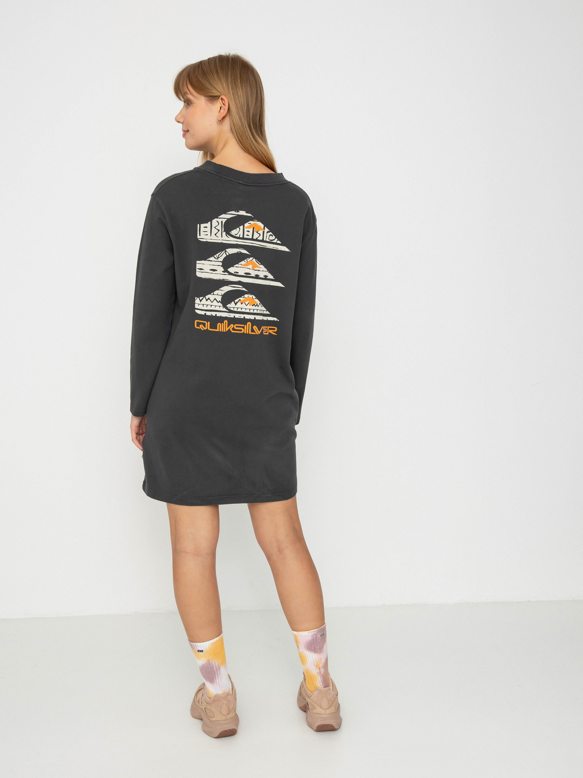 Quiksilver Uni Ls Tee Dress Wmn Hosszú ujjú felső (tarmac)