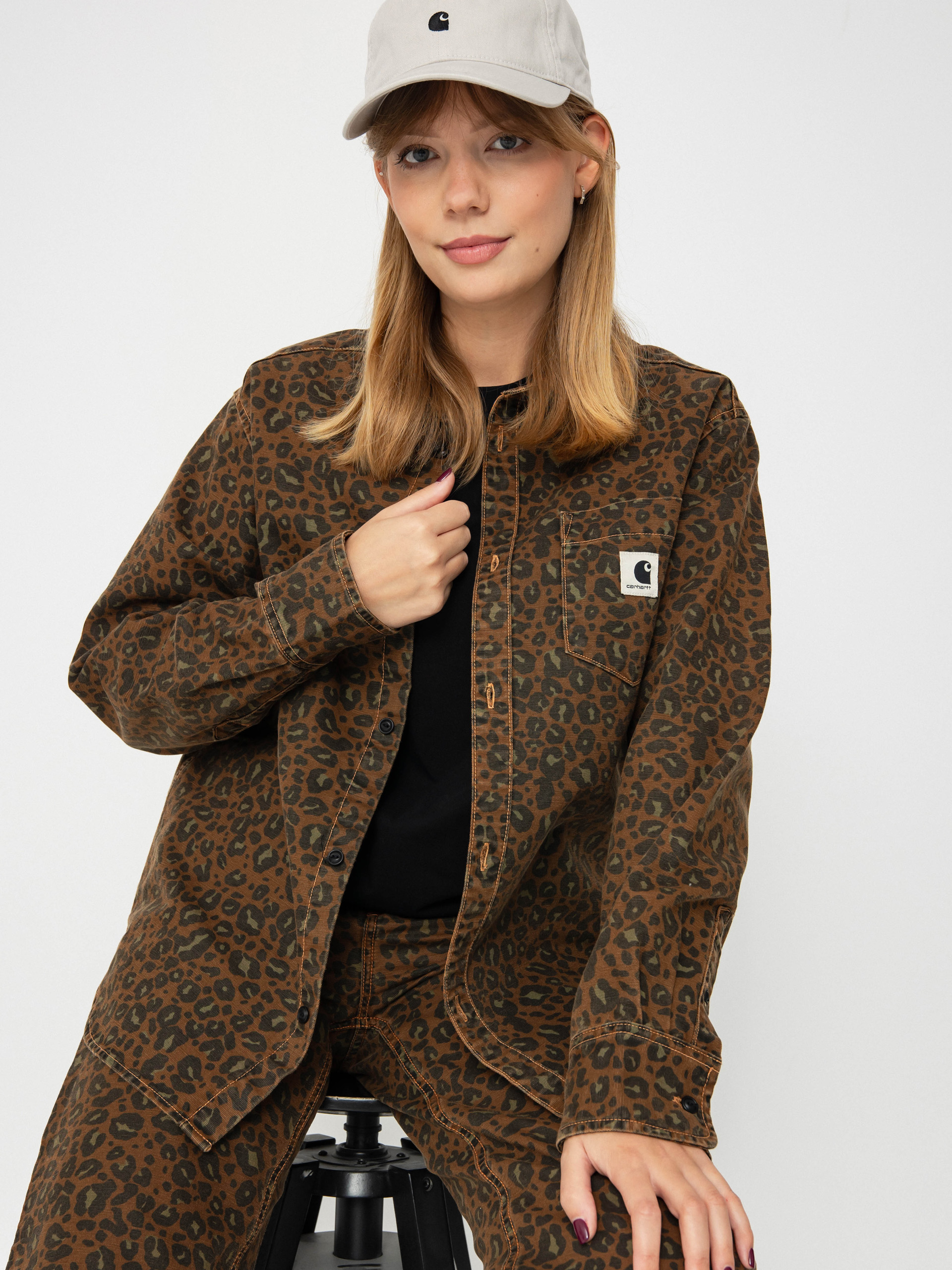 Ing Carhartt WIP Leo Wmn (camo leo/tamarind/tamarind)